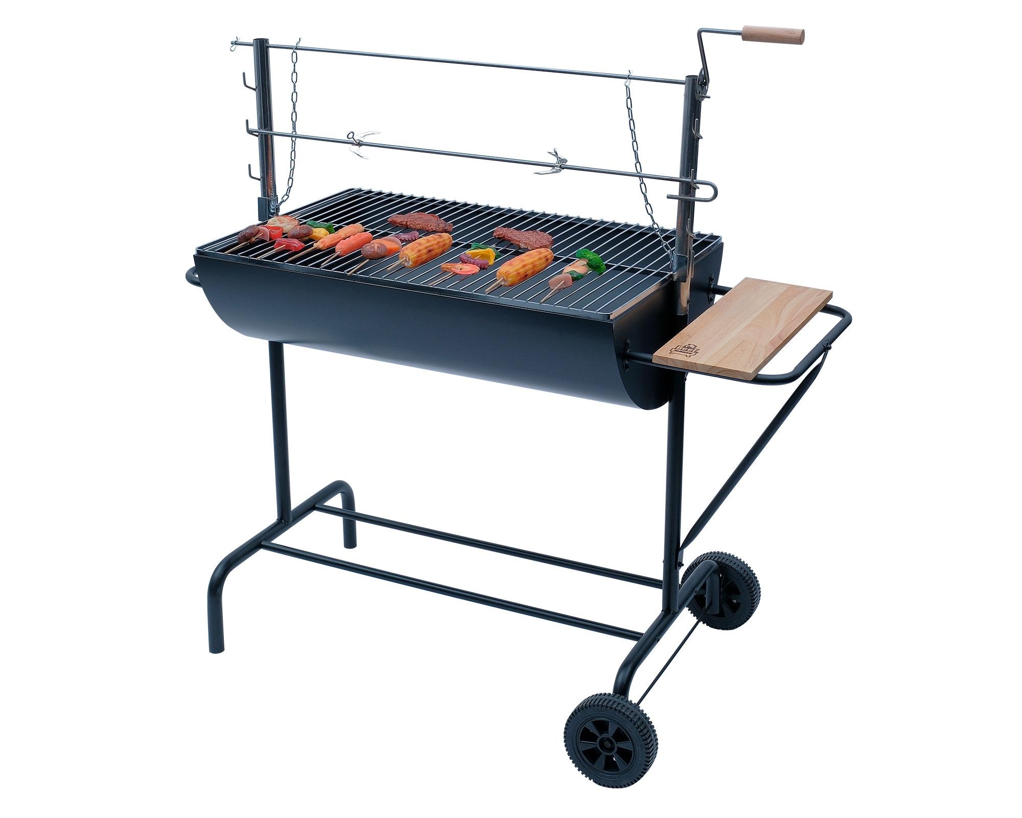 Parrilla carbón Medio tambor XL-2