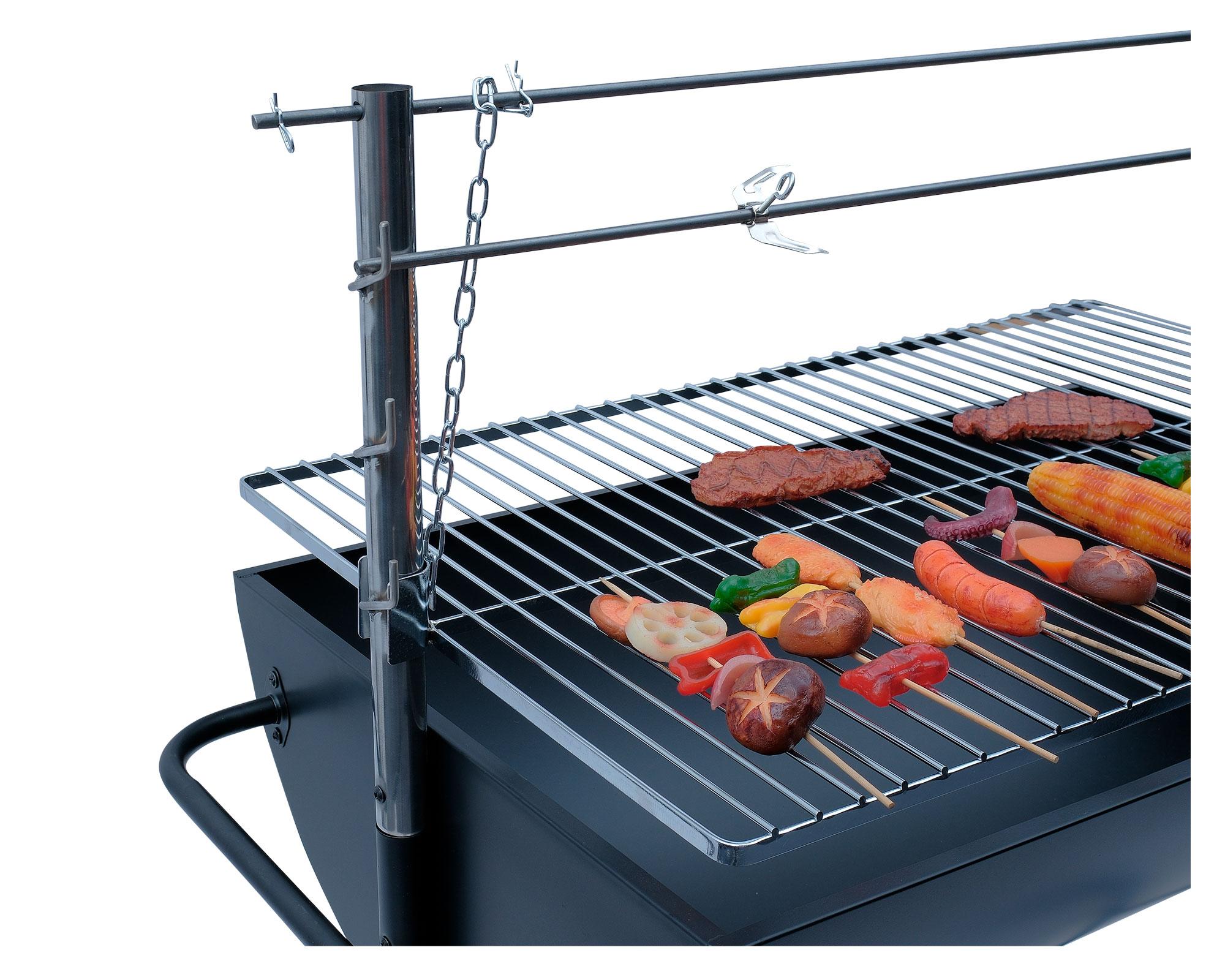 Parrilla carbón Medio tambor XL-3