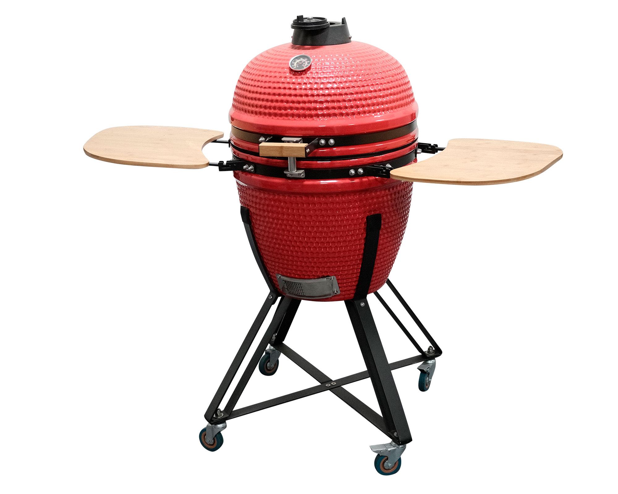 Parrilla Kamado rojo-0