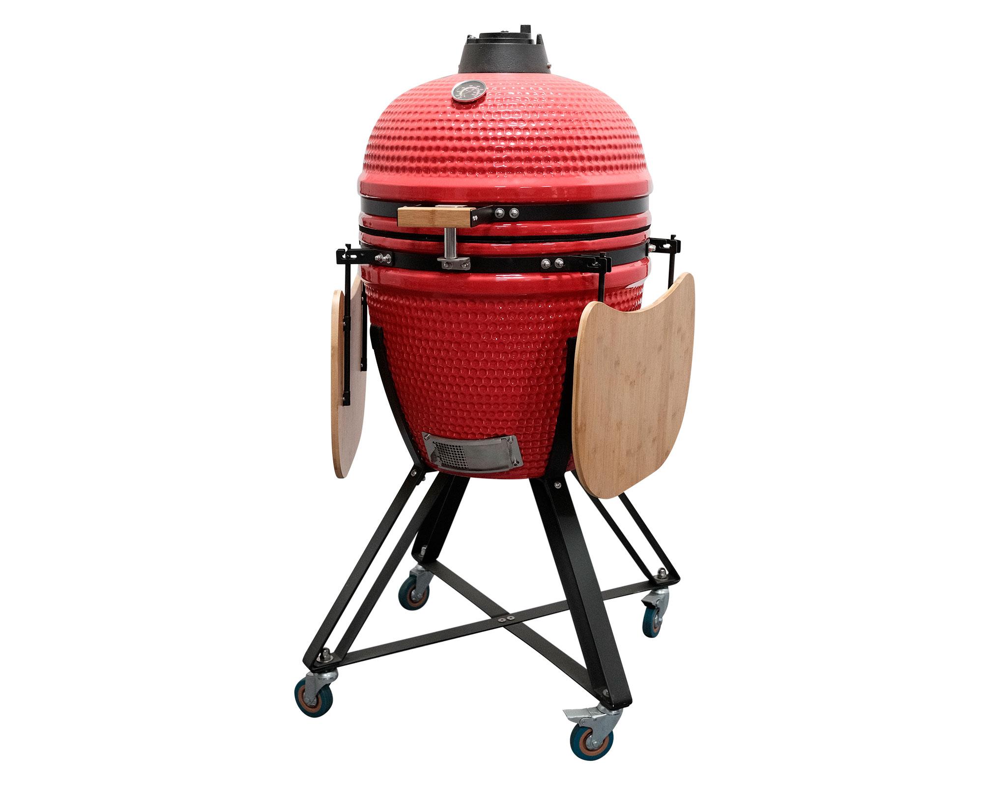 Parrilla Kamado rojo-1