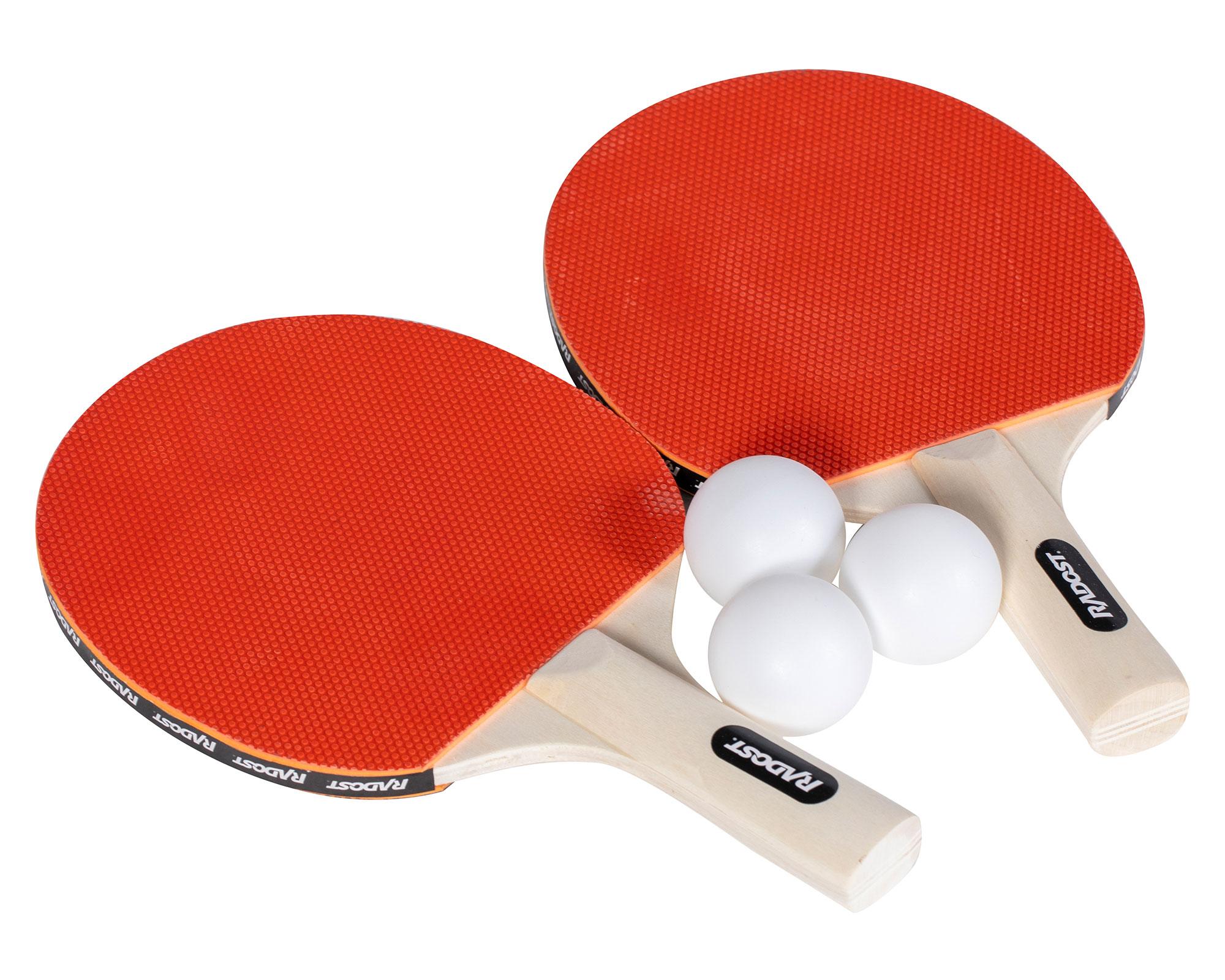 Set paleta ping pong 3 pelotas-0