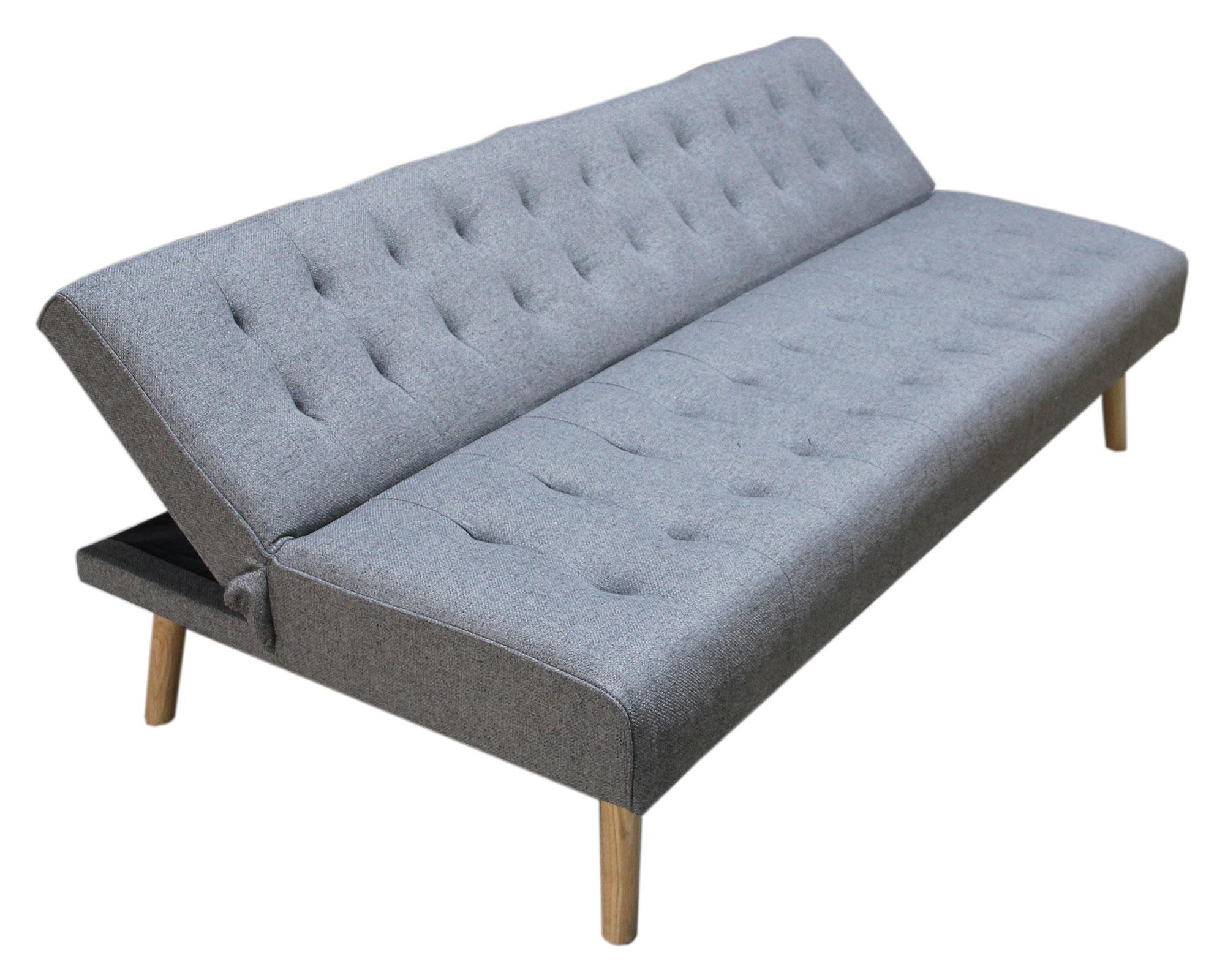 Futón Amb tela gris-2