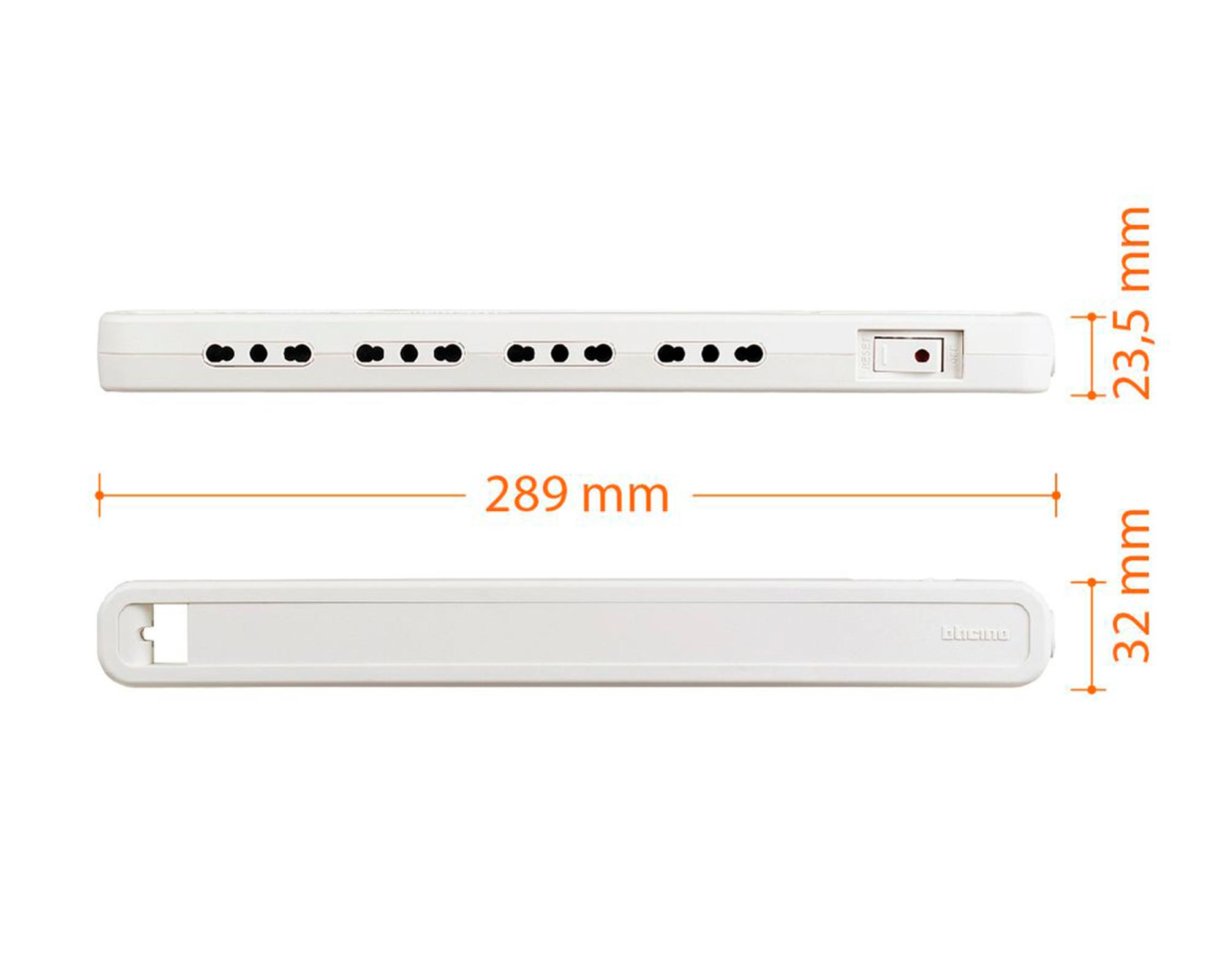 Alargador múltiple S3631USDB 150 cm 250V blanco-2