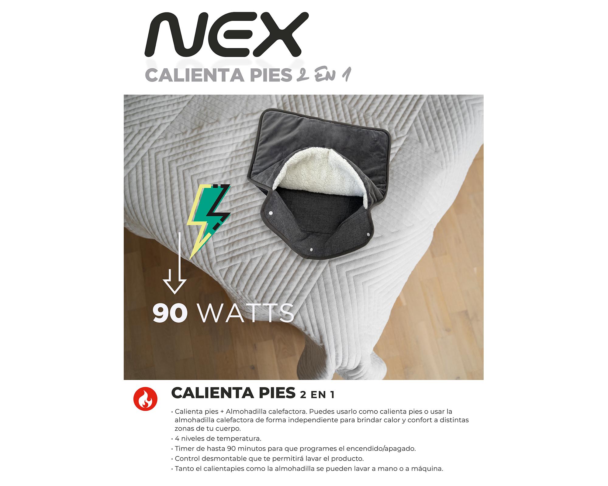 Calienta pies CP2EN1 90W negro-5