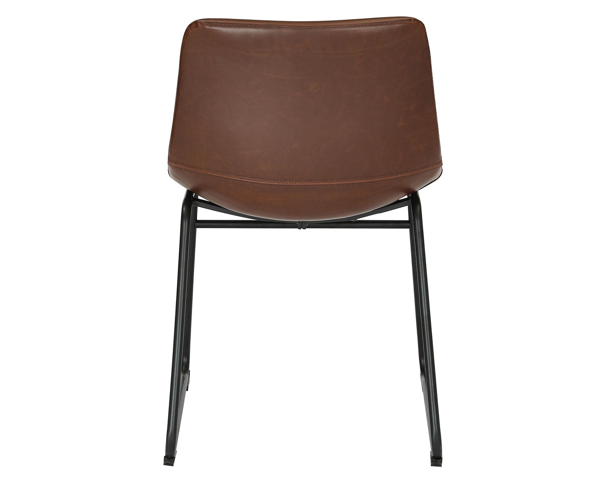 Silla PU Carlo café 74x53x48 cm-3