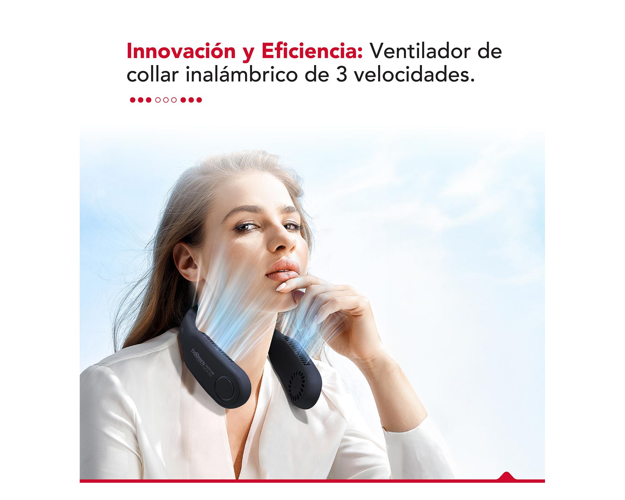 Ventilador de cuello Thor neck fan black 250 g-4