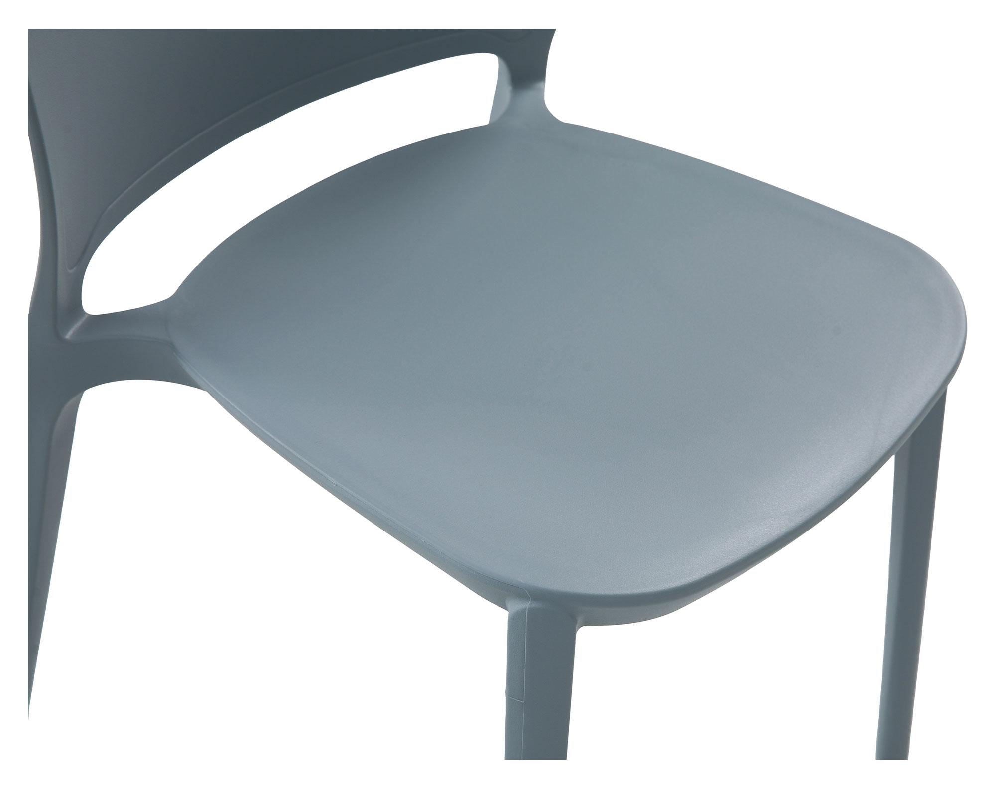 Silla Nil gris 82x38x50.5 cm-3