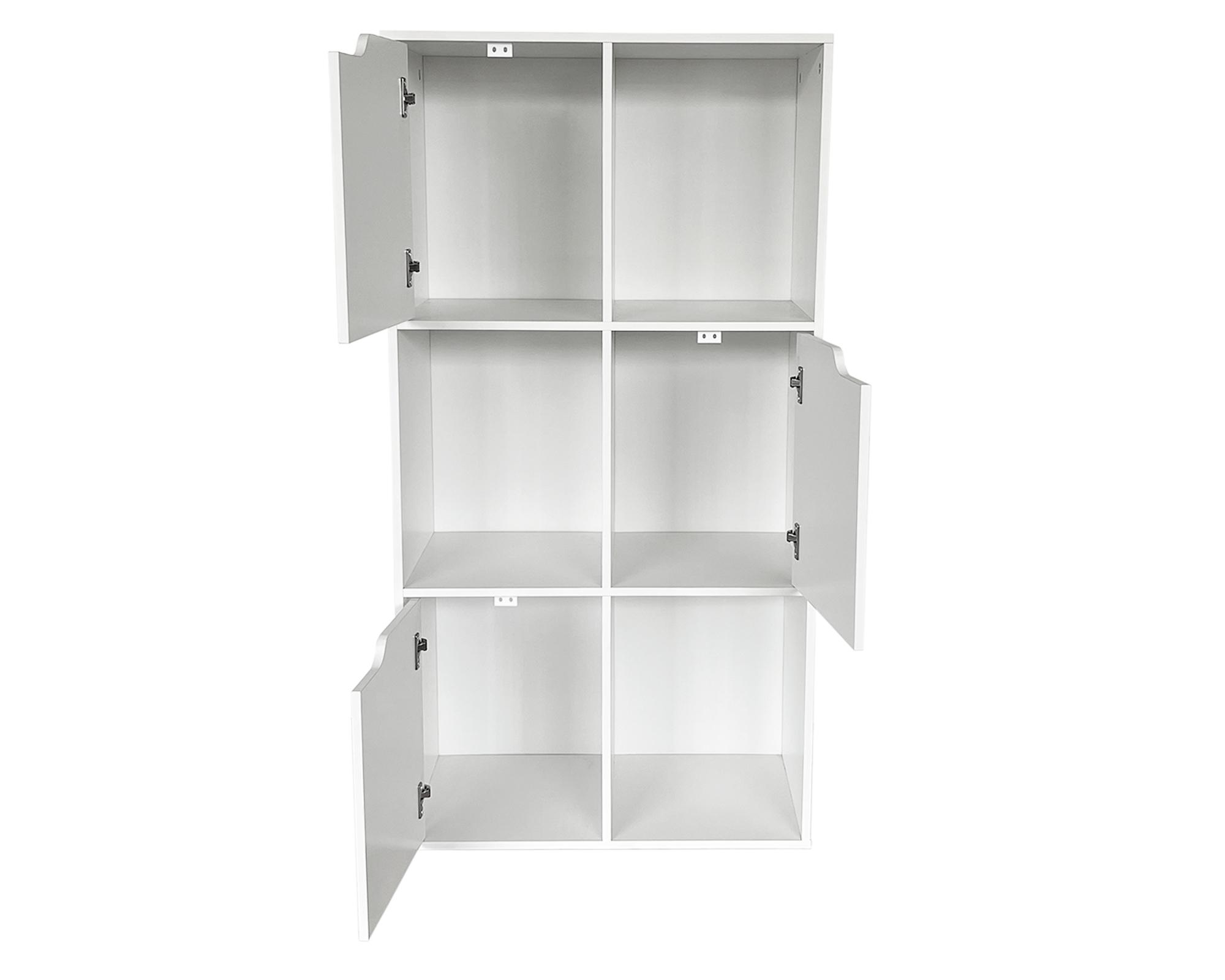 Estante 3 puertas Leo 116x70x35 cm-2