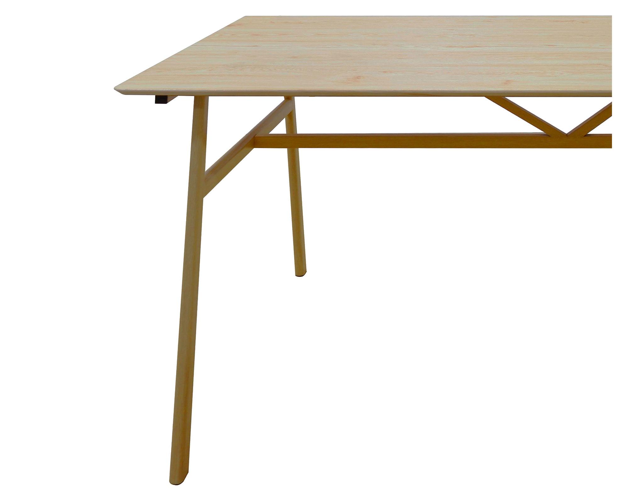 Mesa comedor Rian natural 74x140x80 cm-3