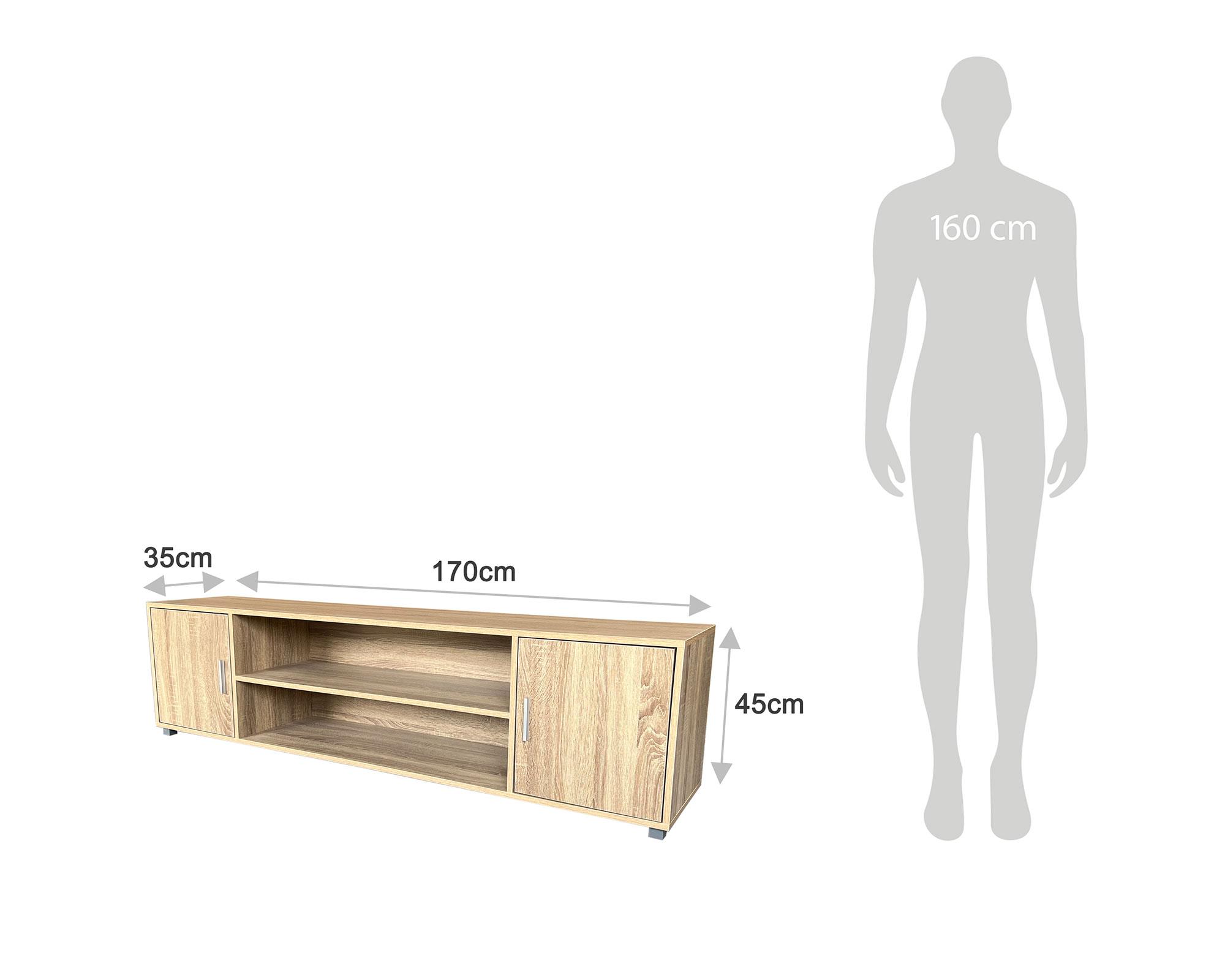 Mueble TV Benitto XL natural-2