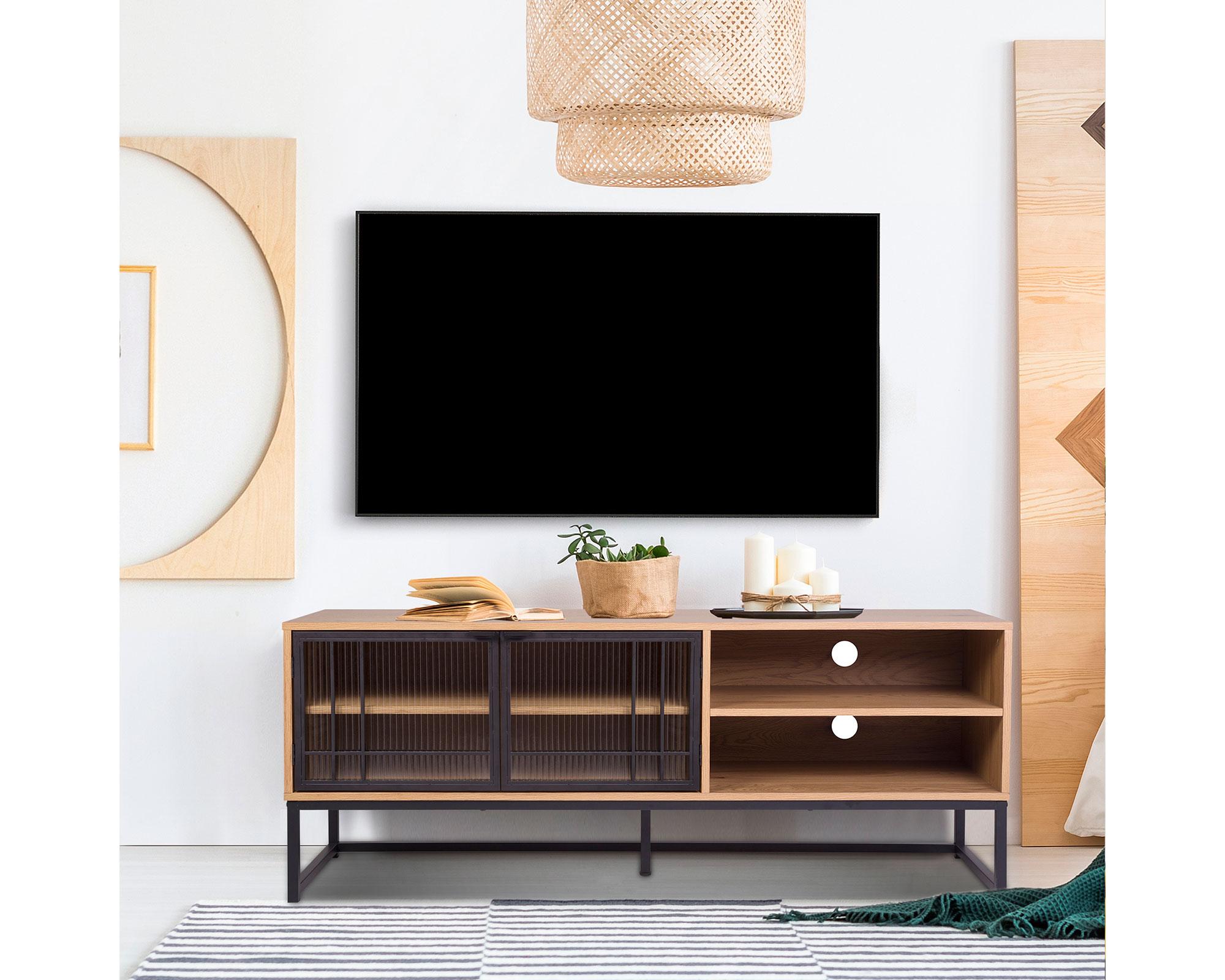 Rack TV 55'' Nere-5