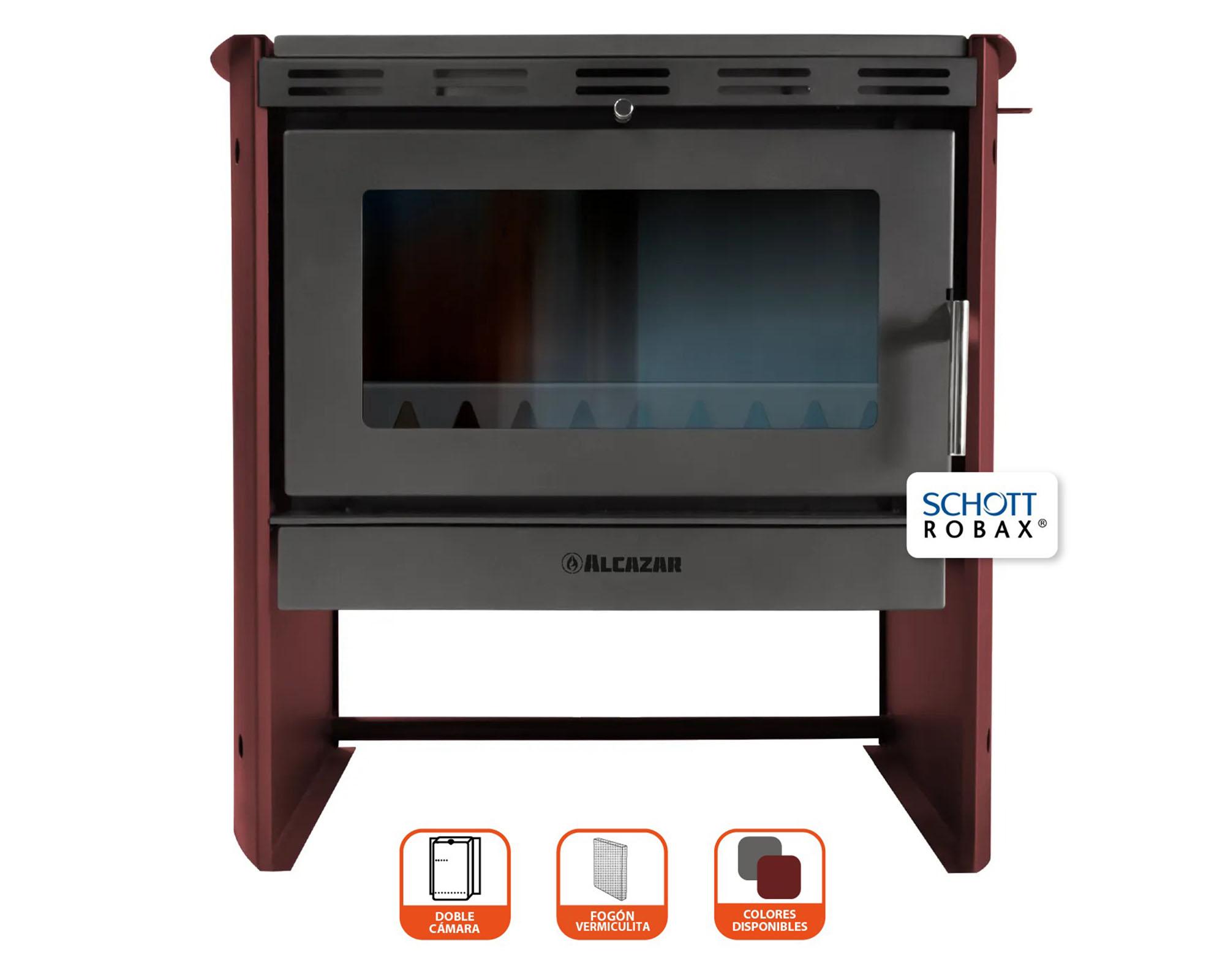 Estufa a leña Tirolesa 26000 kW burdeo-1