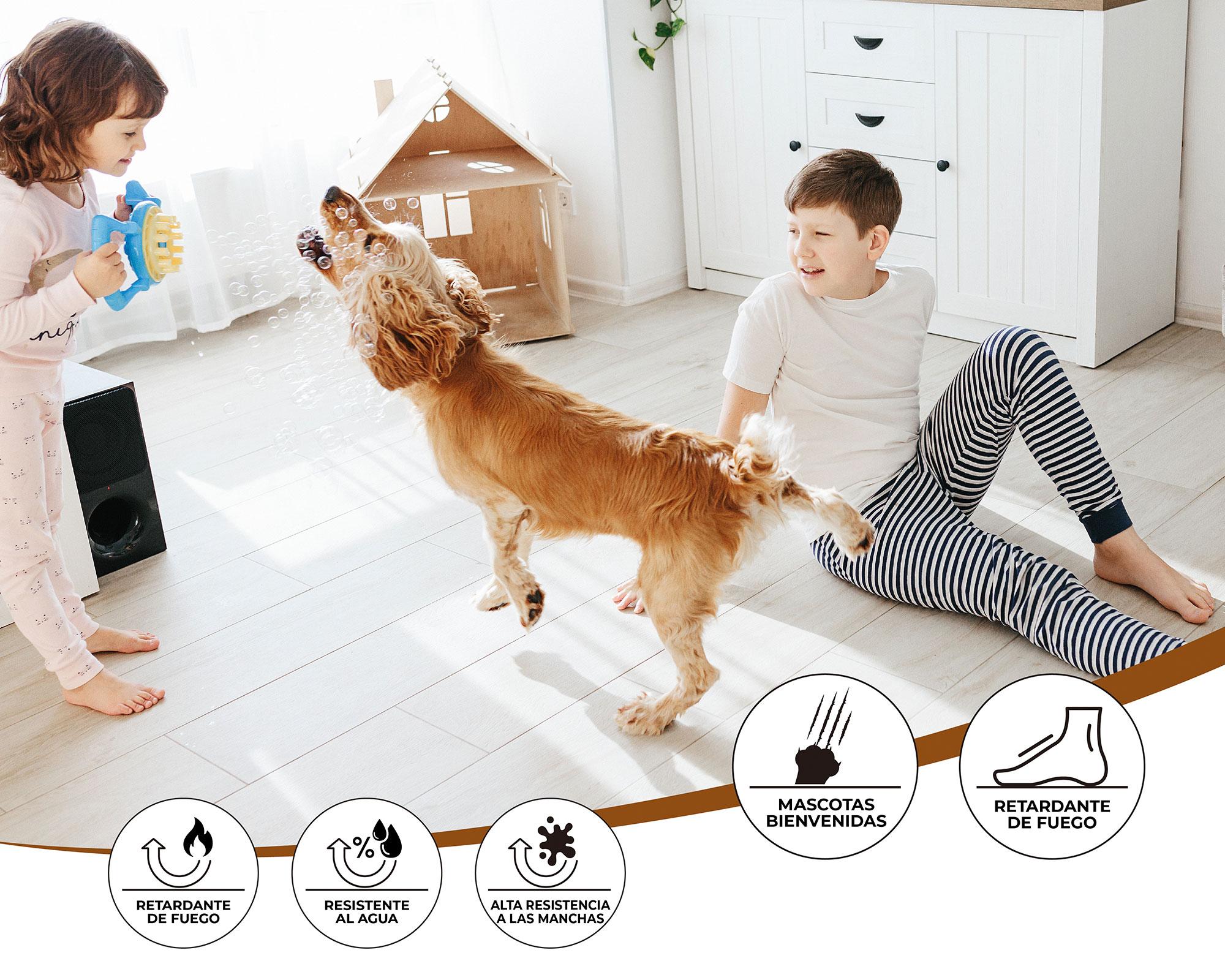 Piso vinílico SPC Premium grey 8 mm 1.68 m2-5