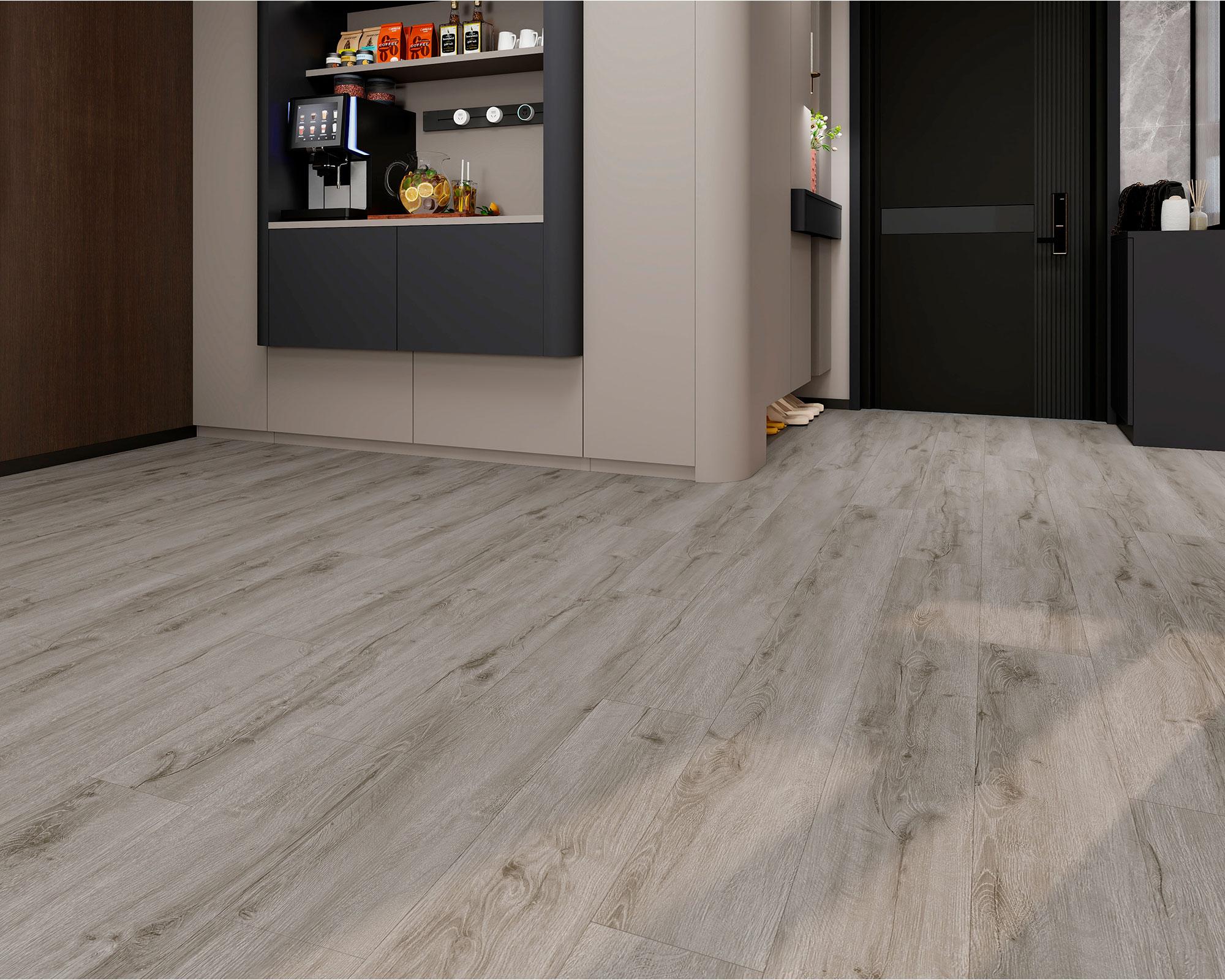 Piso vinílico SPC Premium grey 8 mm 1.68 m2-2