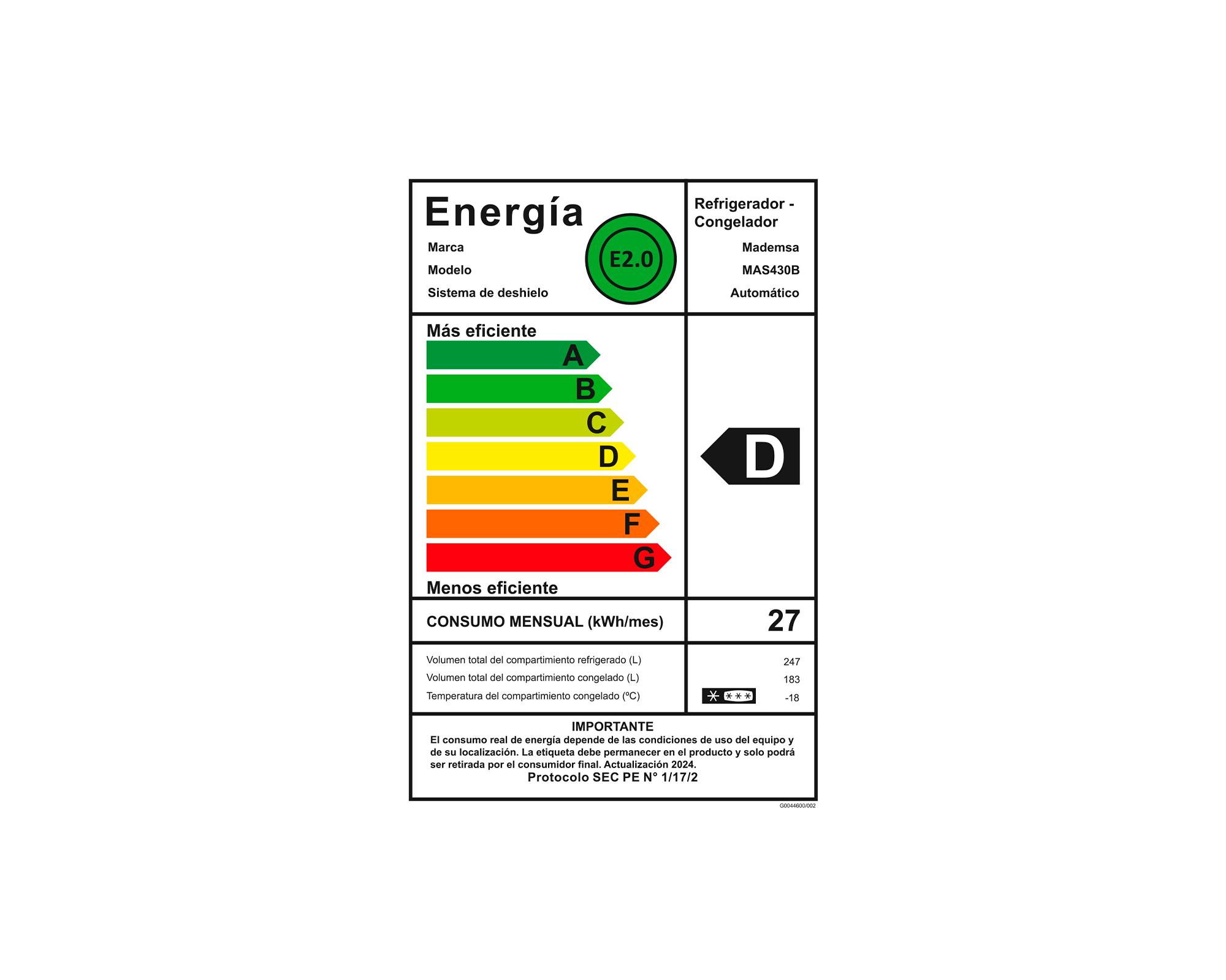 Refrigerador Side by Side MAS430B 430 lt-7
