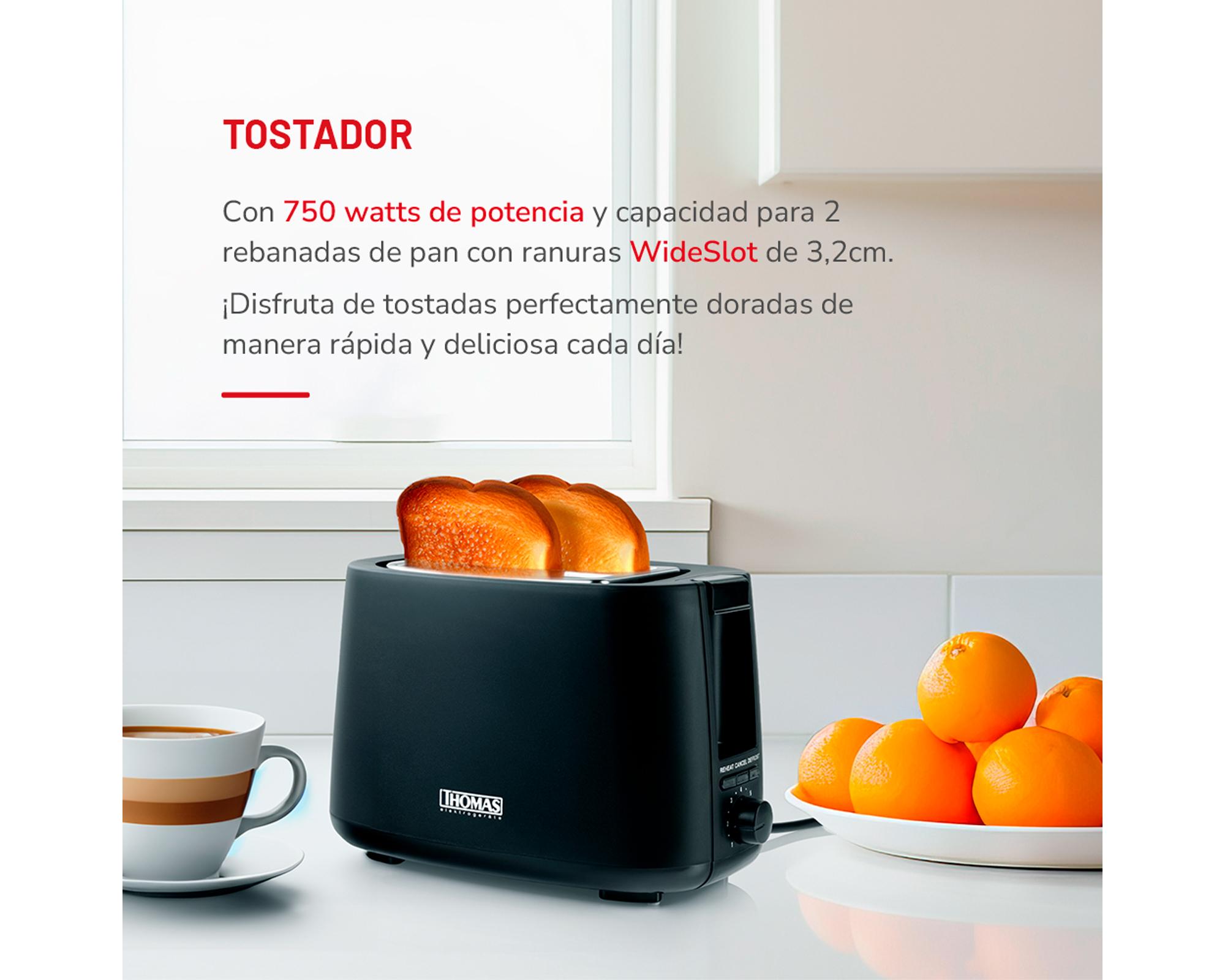 Tostador 2 rebanadas TH-117 750 W-5