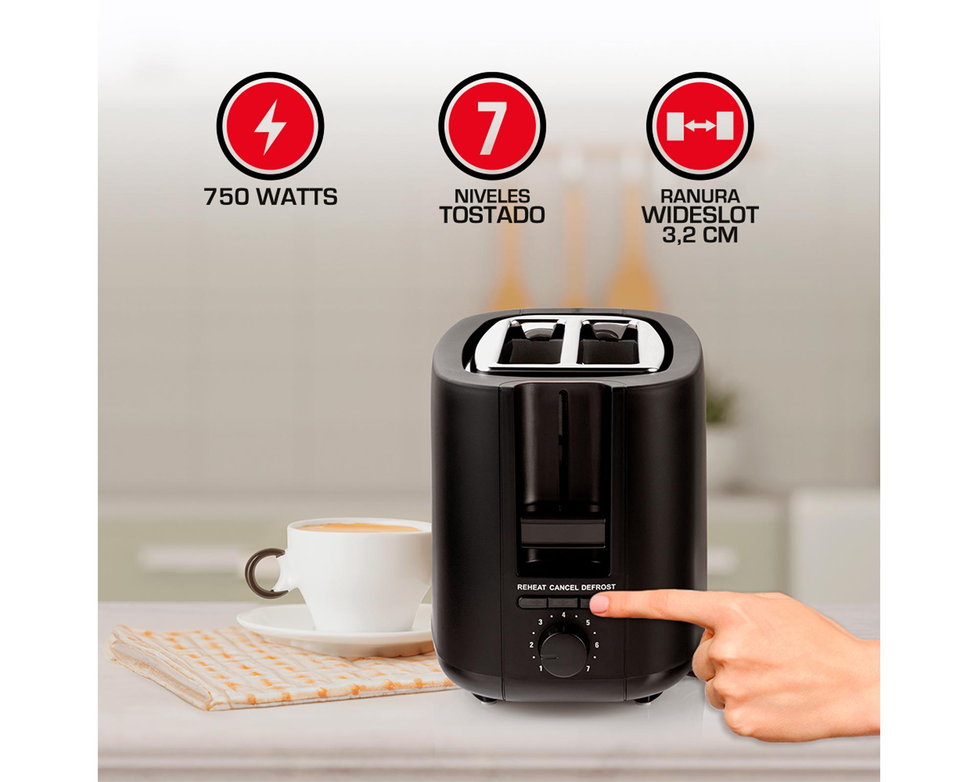 Tostador 2 rebanadas TH-117 750 W-4