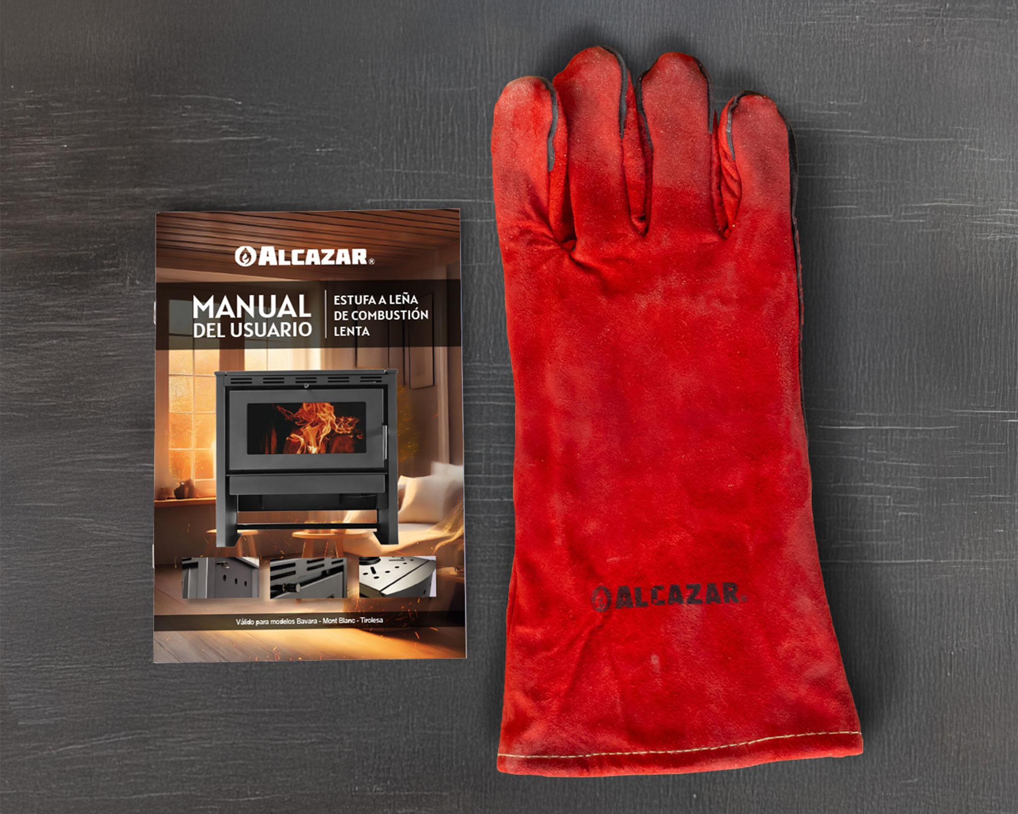 Estufa a leña Tirolesa 28 kW gris-4