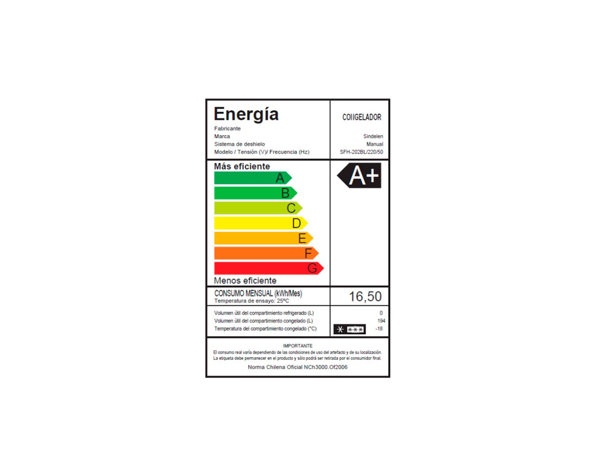 Freezer horizontal SFH-202BL blanco 194 lt-4