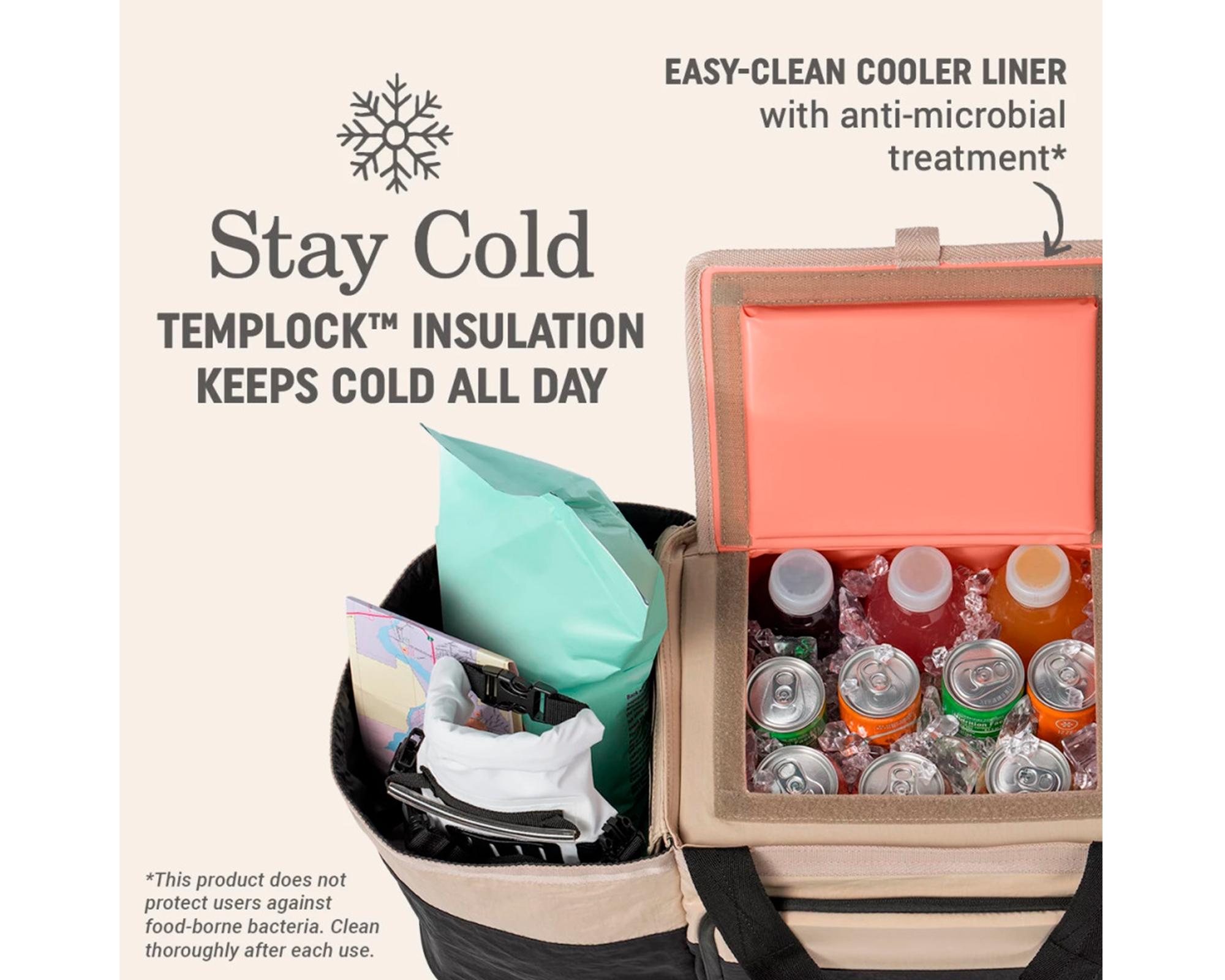 Cooler bolso Now beige 24 latas-5