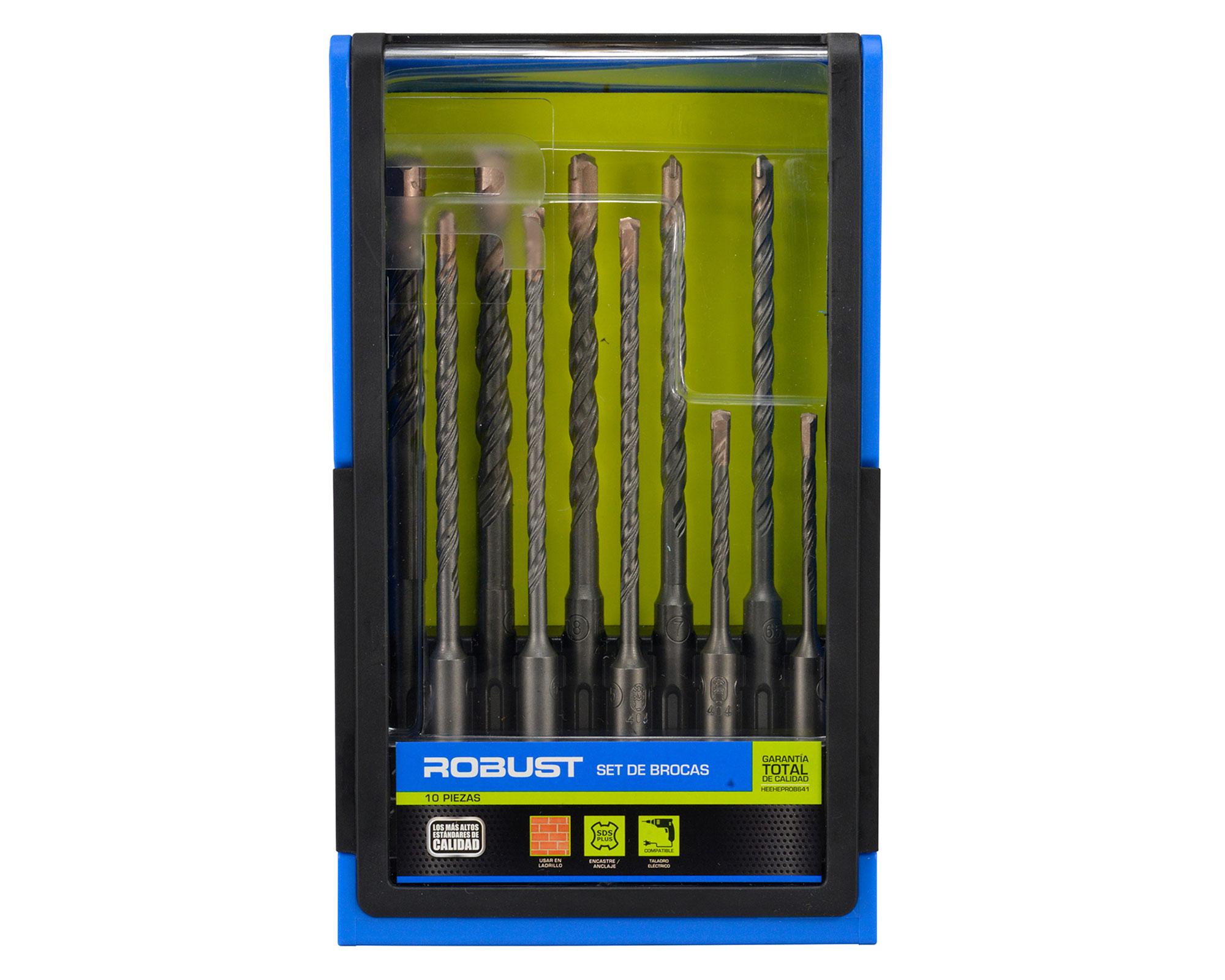 Set Broca SDS Plus Pro 10 piezas-0