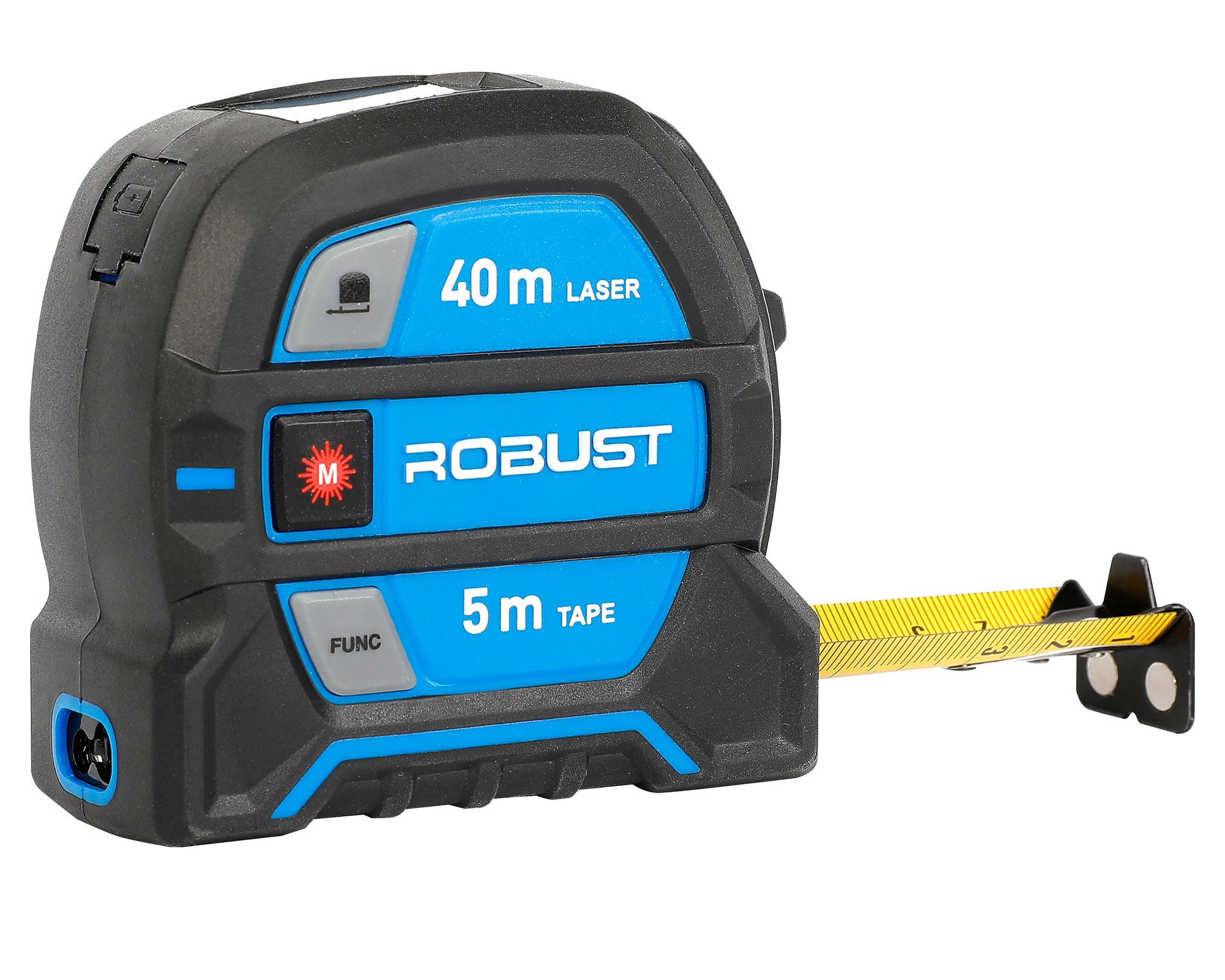 Cinta métrica 2 en 1 laser 40 m hincha 5m-2