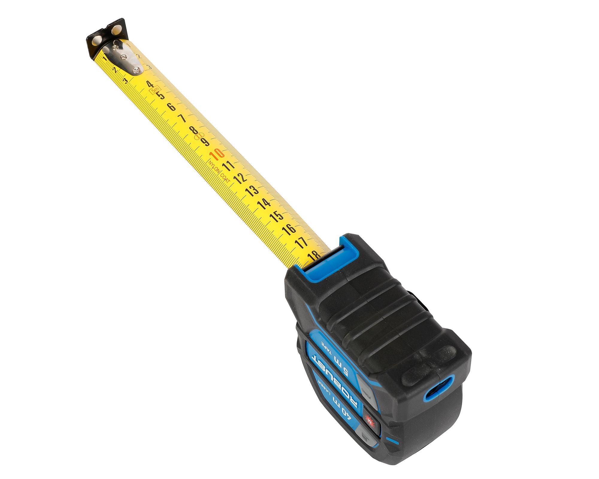 Cinta métrica 2 en 1 laser 40 m hincha 5m-5