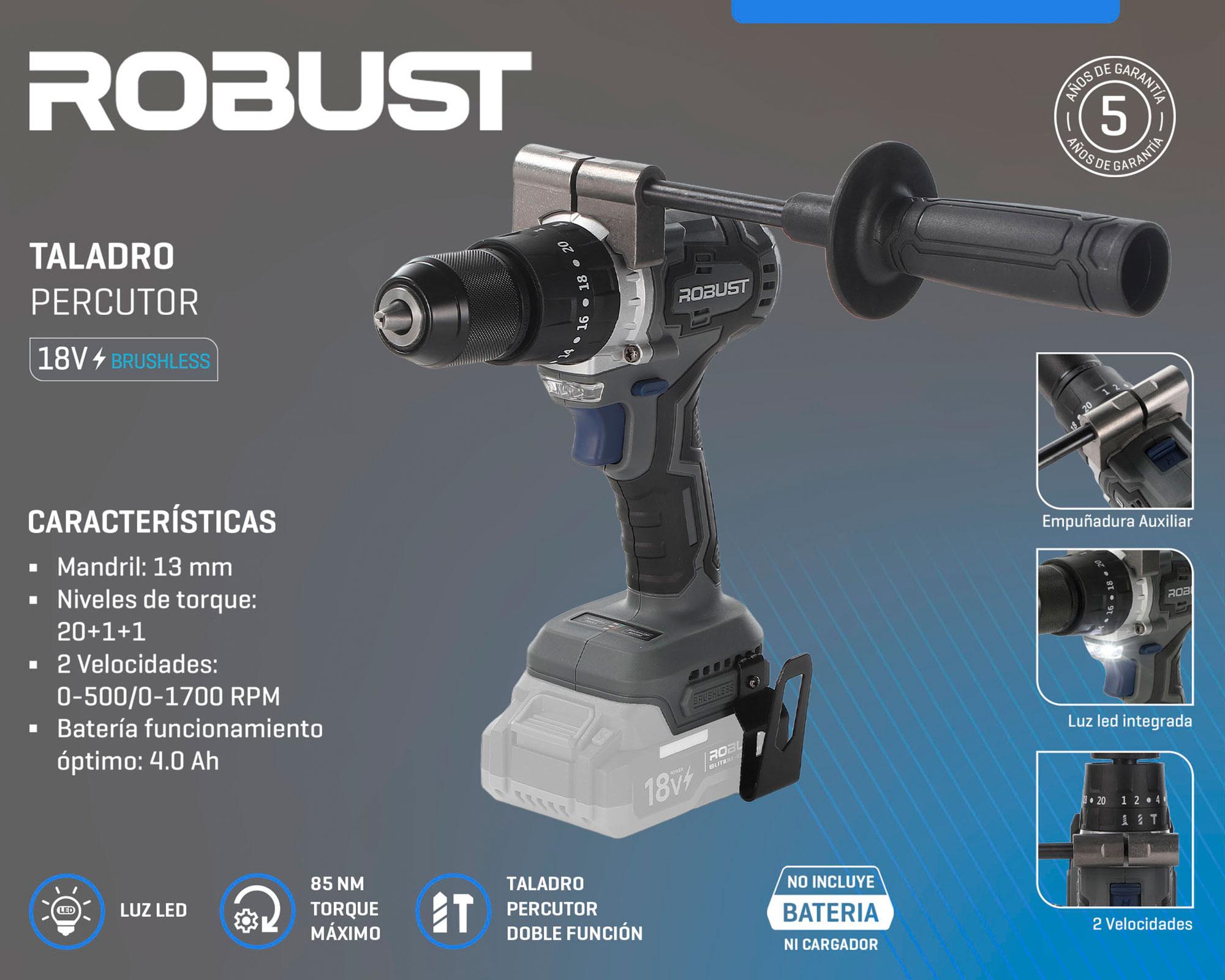 Taladro percutor 13 mm 18V-5