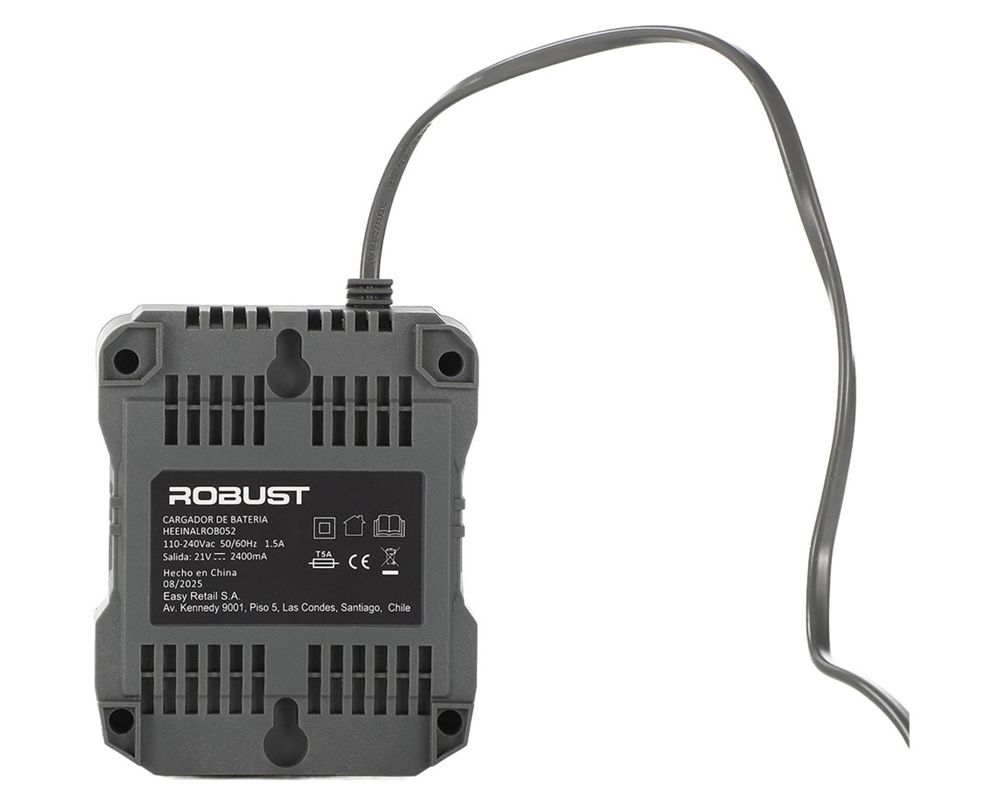 Cargador para 1 batería 18V 2.2 Ah.-4