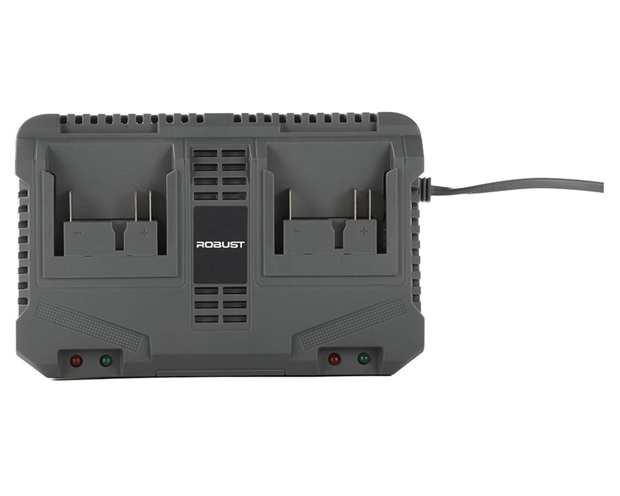 Cargador para 2 baterías 18V 2.4 Ah x 2-2