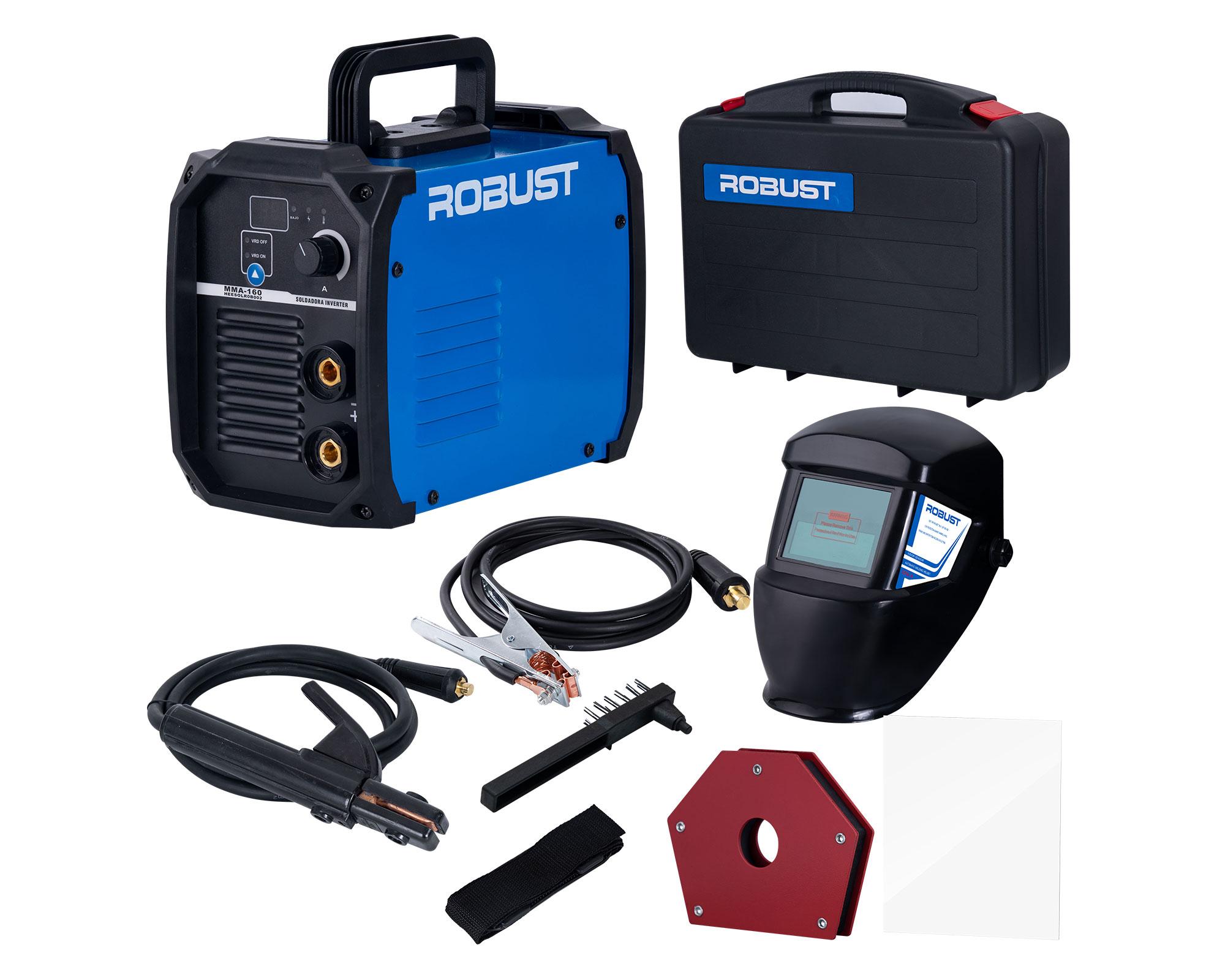Kit soldadora 20-160 A MMA160 KIT + careta-1