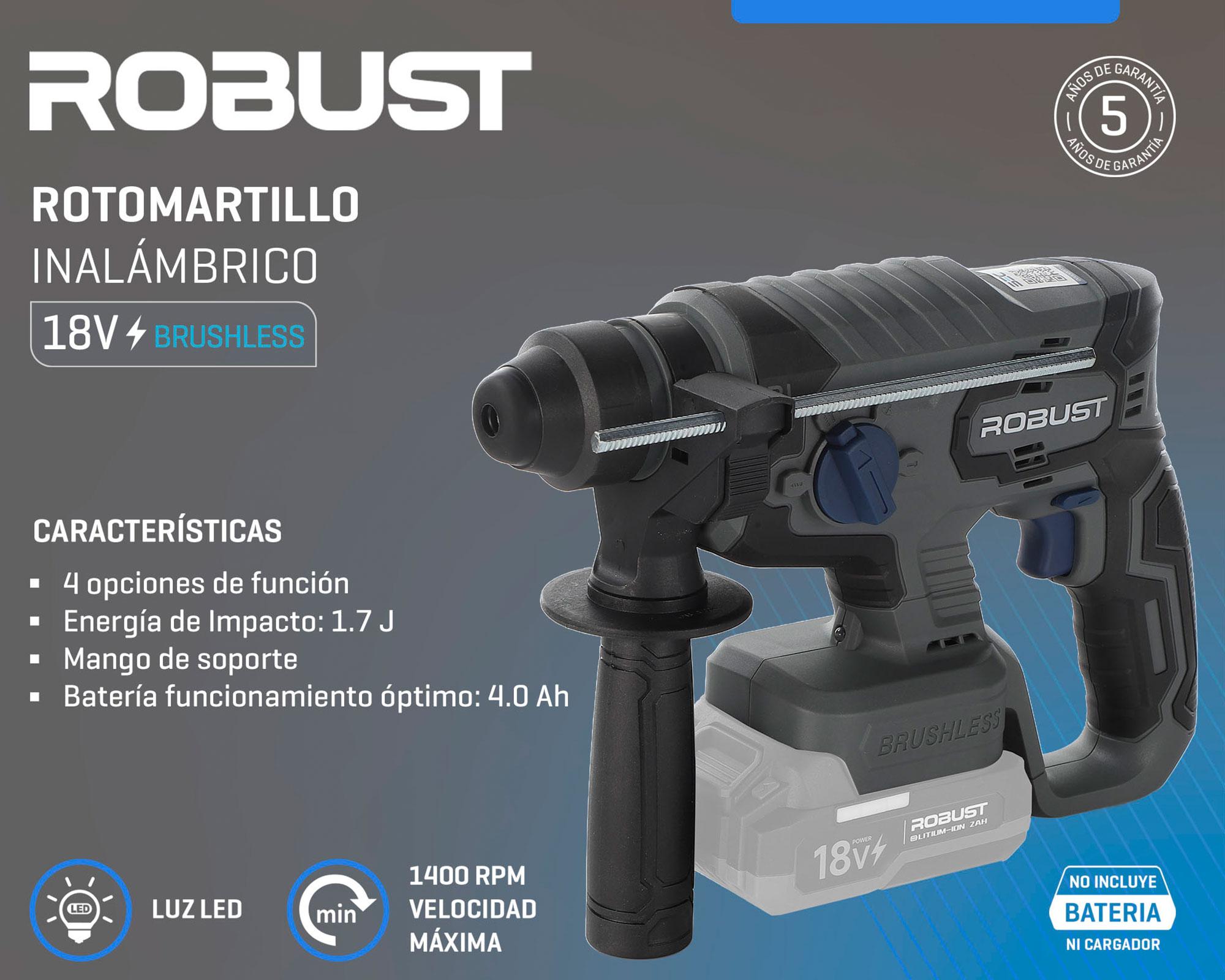 Rotomartillo inalámbrico 18V-5