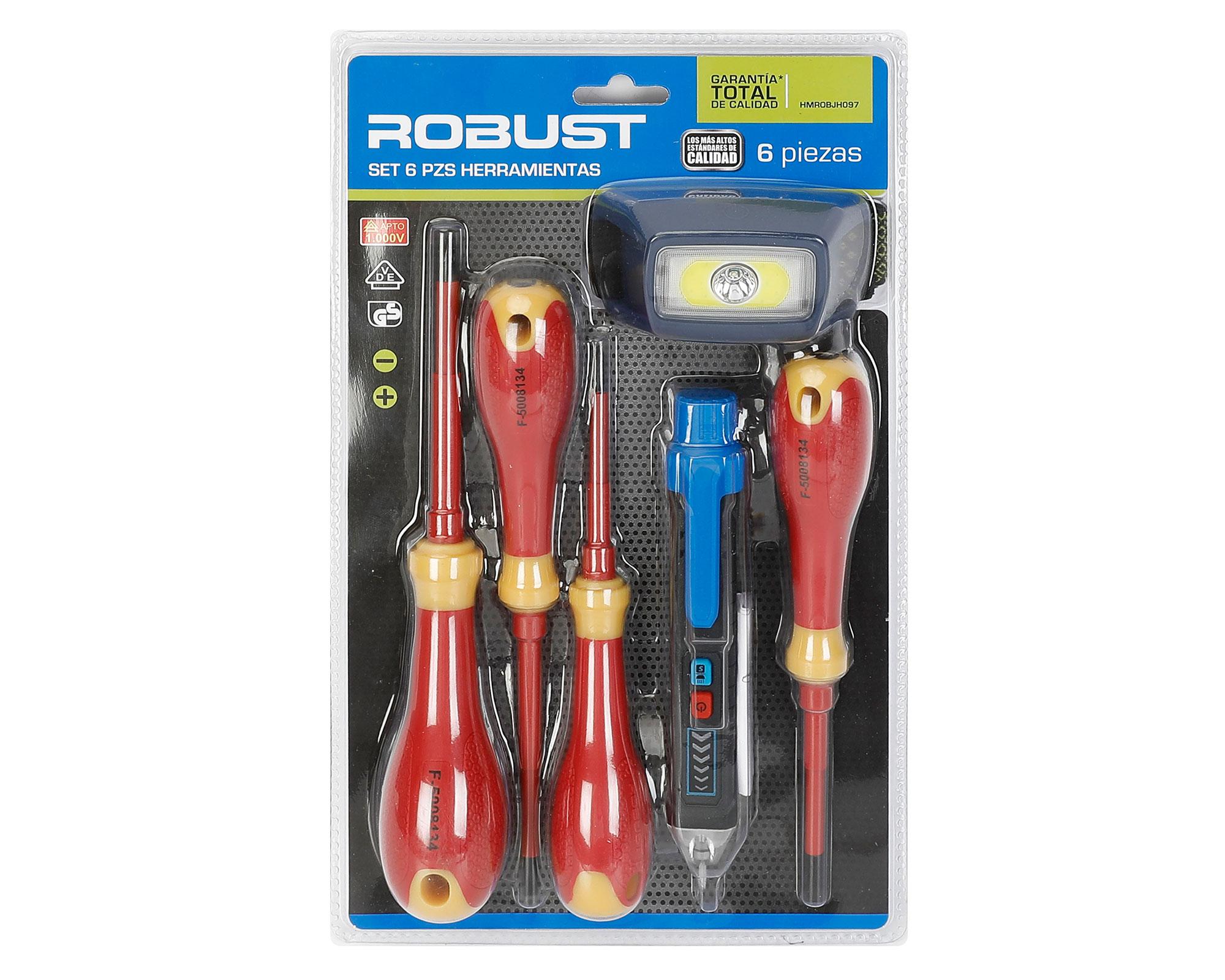 Set herramientas manuales 6 piezas-2