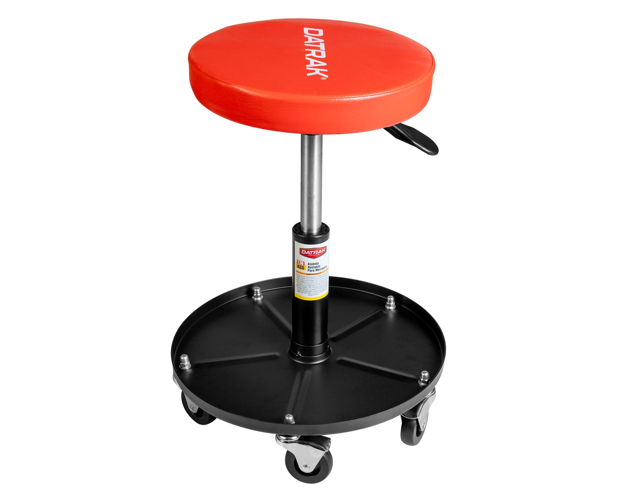 Asiento ajustable mecánicos rojo/negro-2