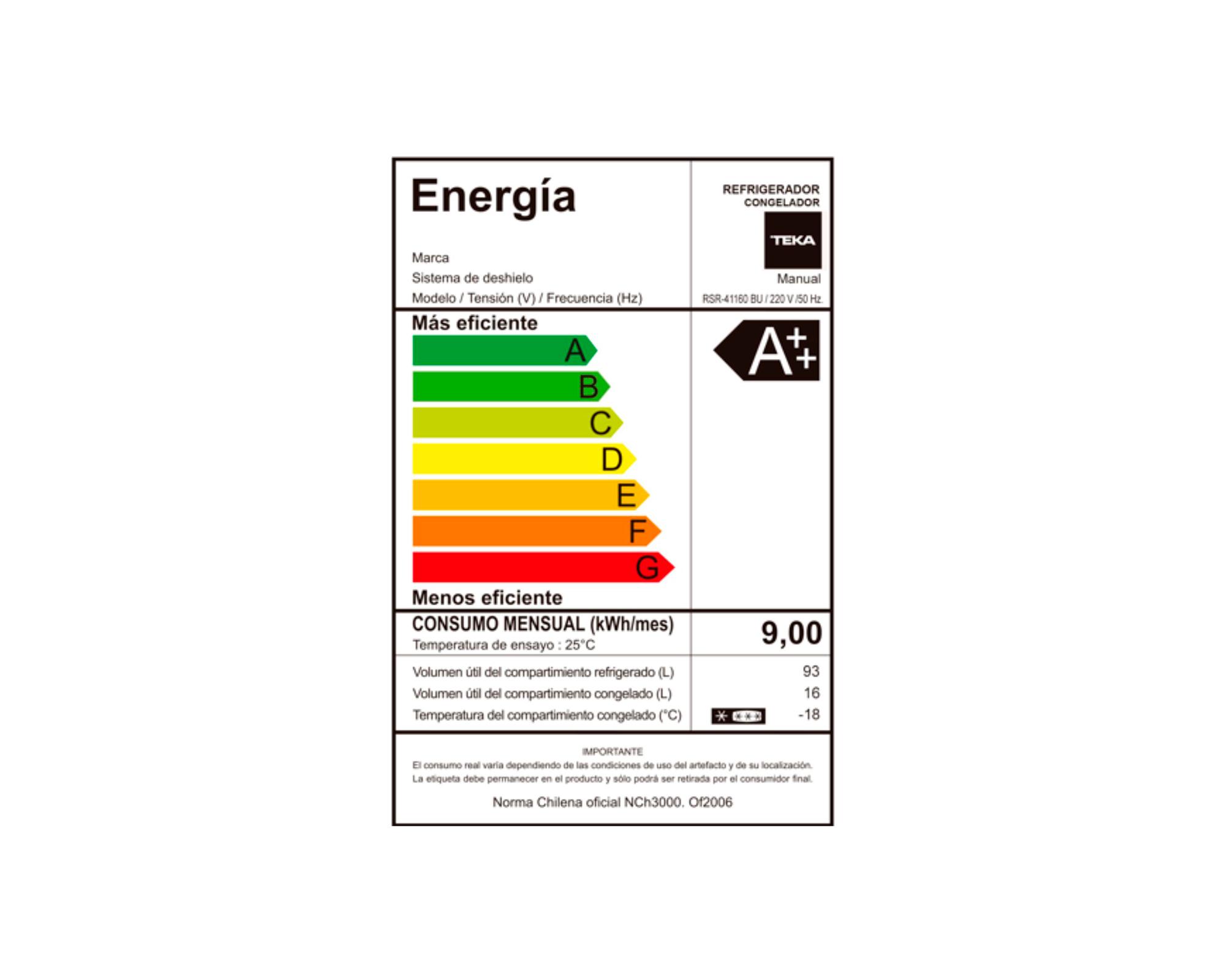 Refrigerador single door RSR 41160 BU 109 lt-6