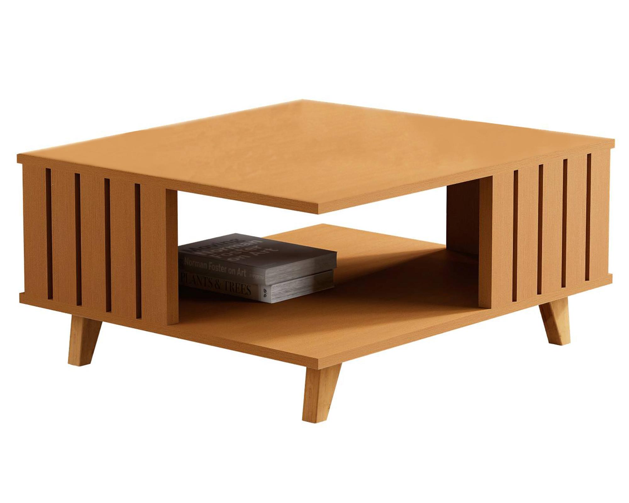 Mesa de centro rectangular Acaí caramelo-0