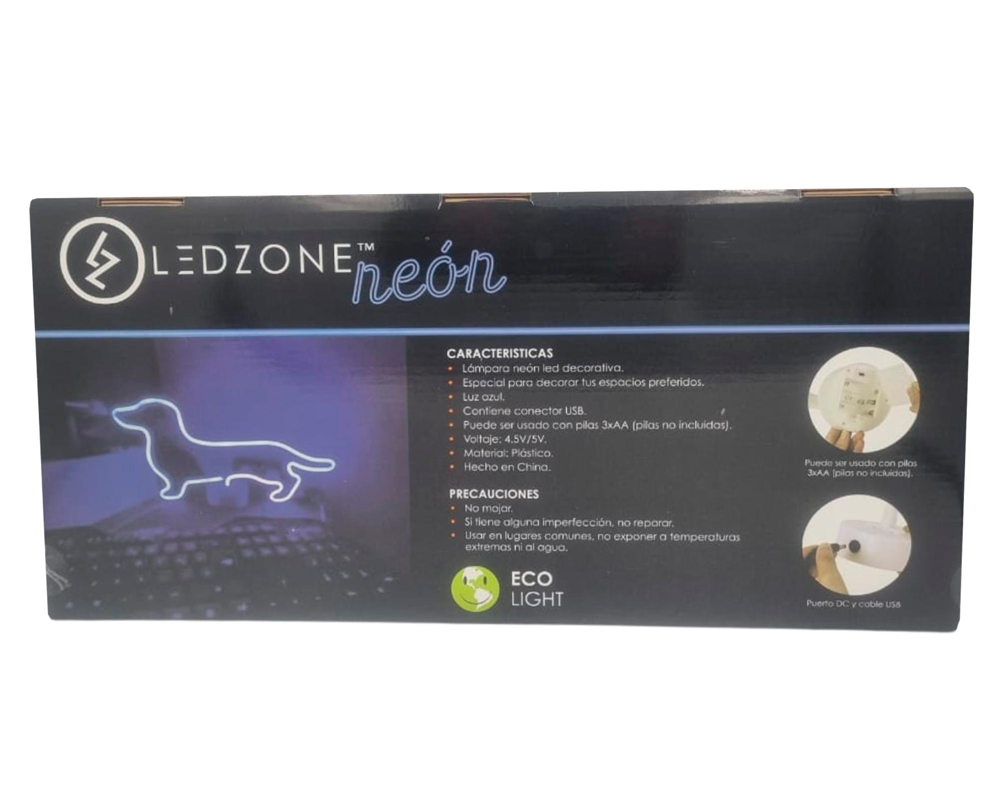 Figura neón 5V luz led Dog-3