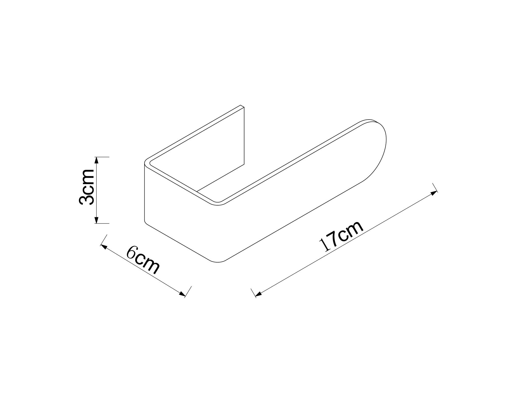 Accesorio baño Adnes negro 3 piezas-6