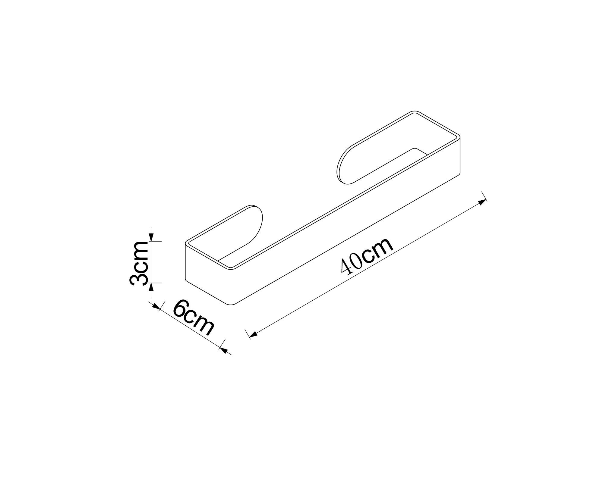 Accesorio baño Adnes negro 3 piezas-2