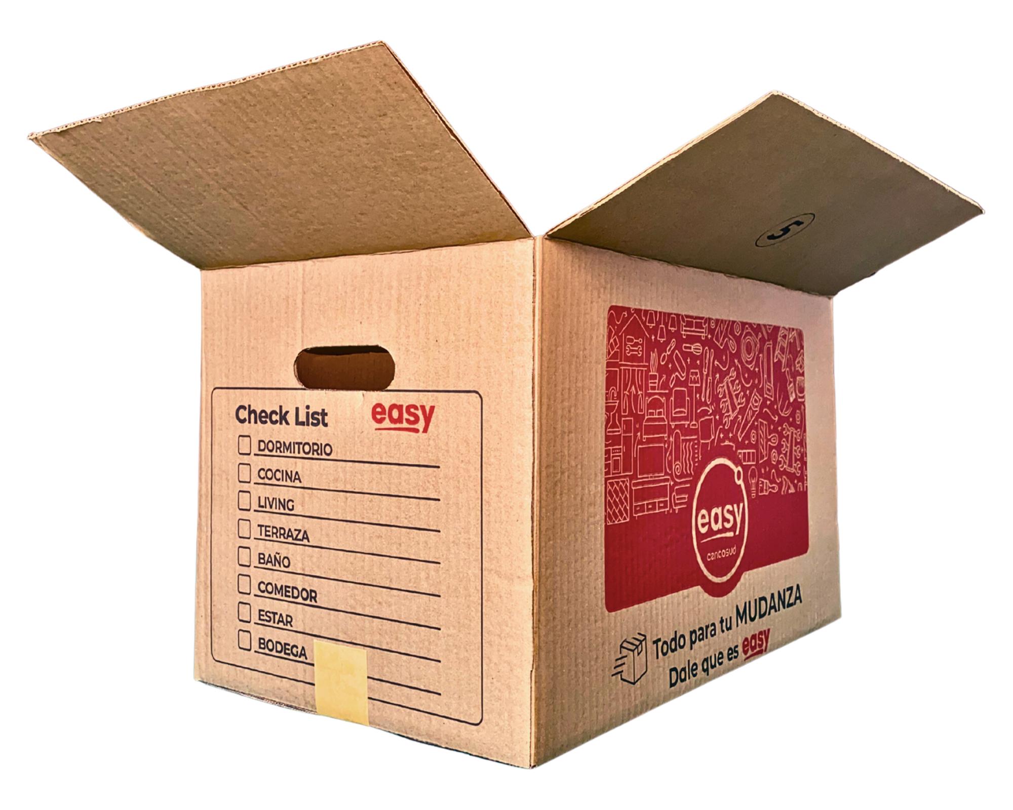 Caja cartón con asas Easy café 50x30x30 cm 5 un.-2