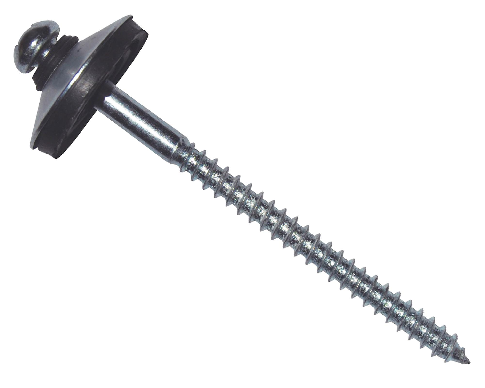 Tornillo para techo con sello 2 1/2" 100 unidades-0