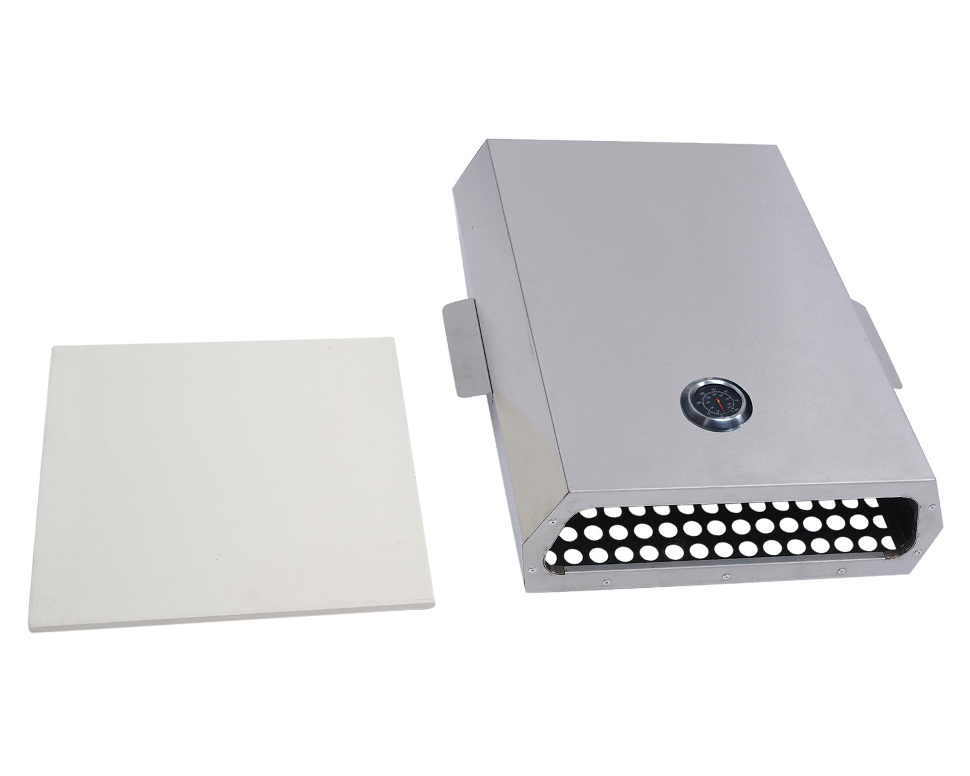 Horno para pizzas con piedra 12x35x45 cm-3