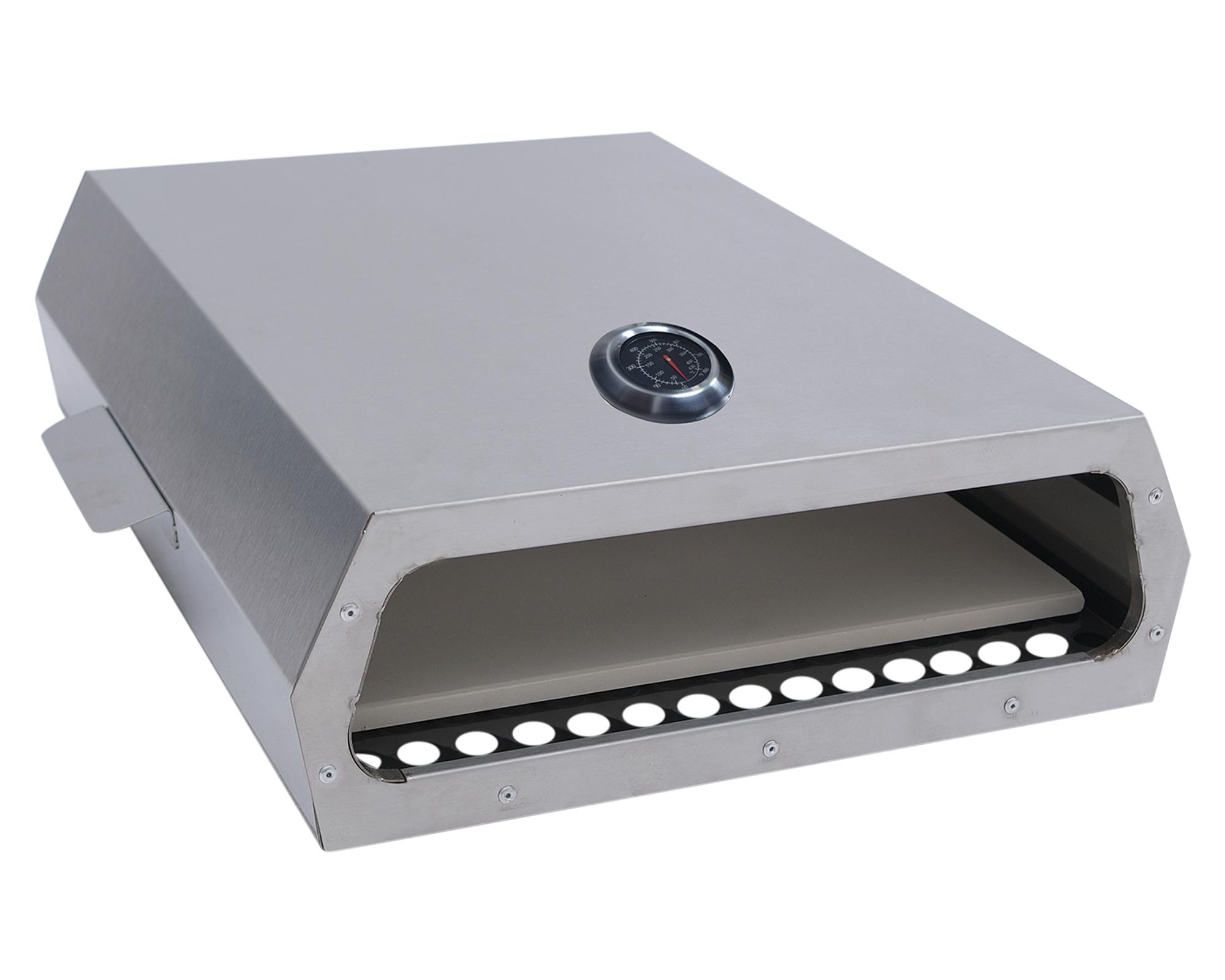 Horno para pizzas con piedra 12x35x45 cm-0