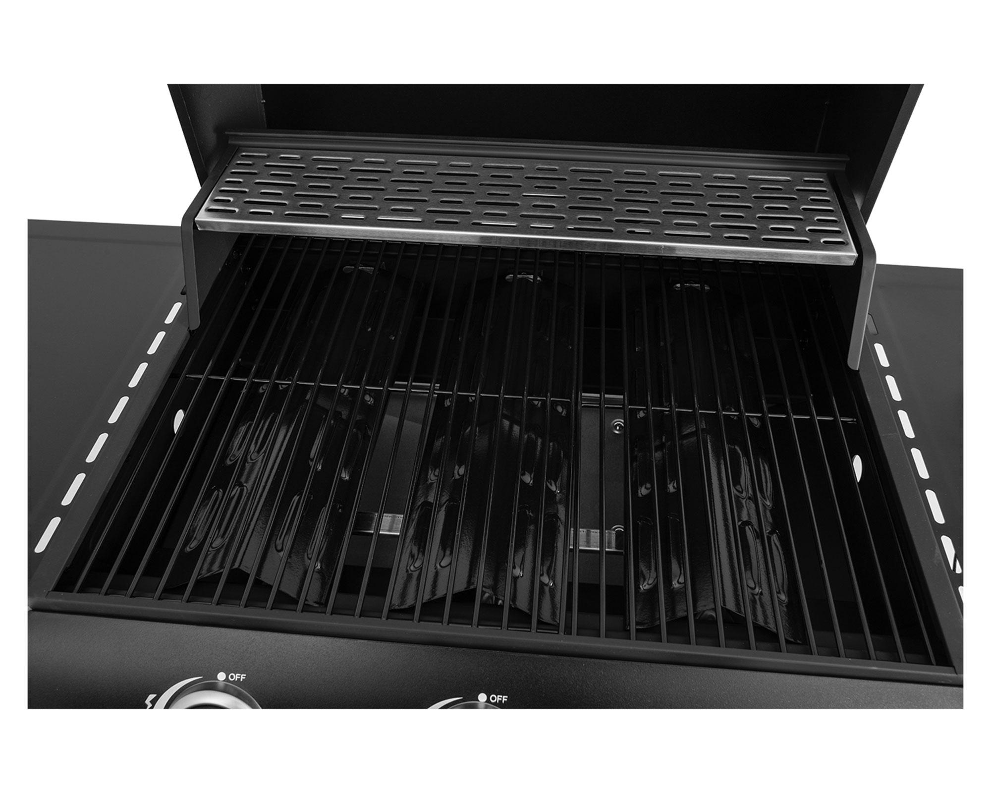 Parrilla a gas Rushford 3 quemadores + lateral-6