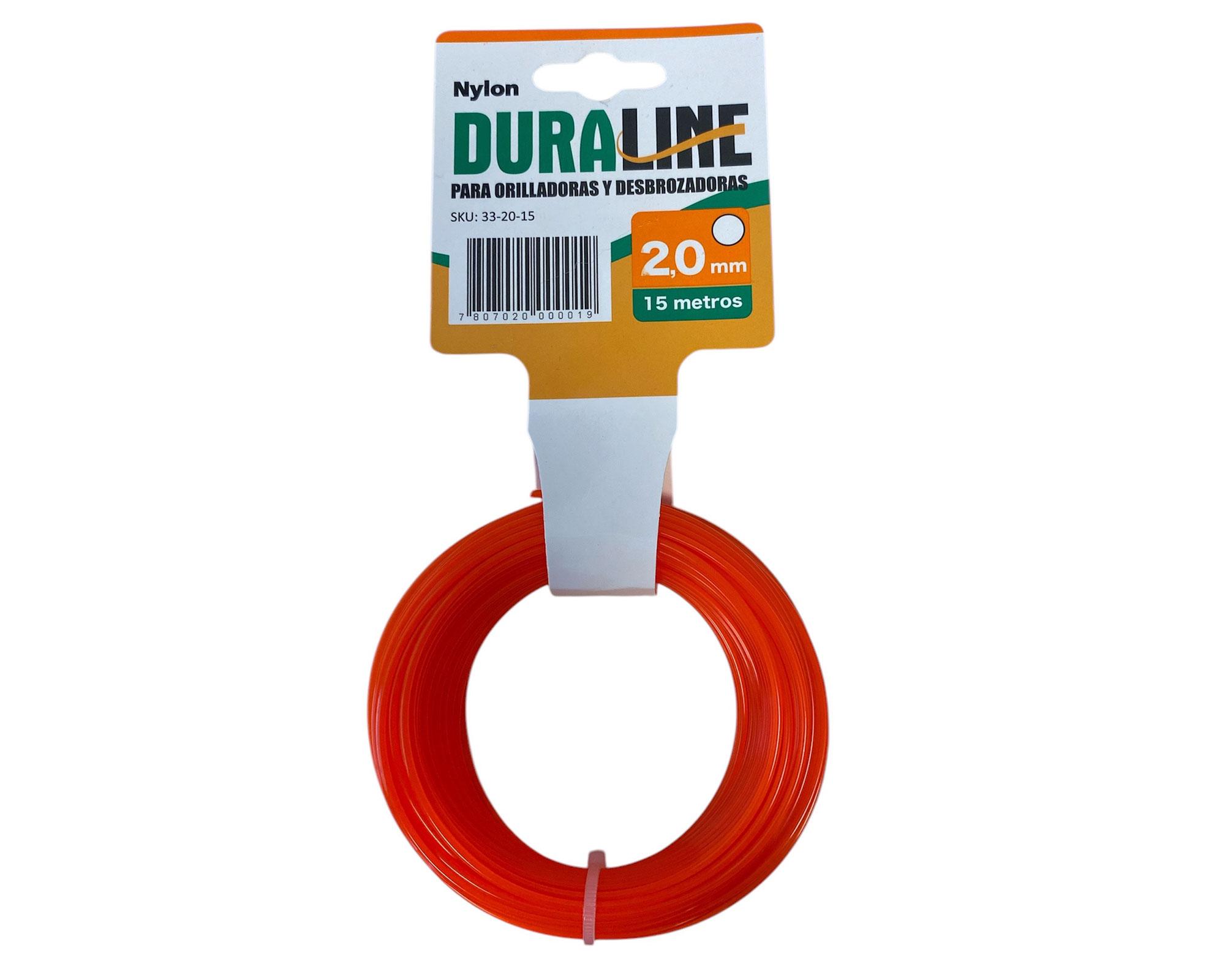 Nylon repuesto orilladora/desbrozadora 2 mm 15 m-0