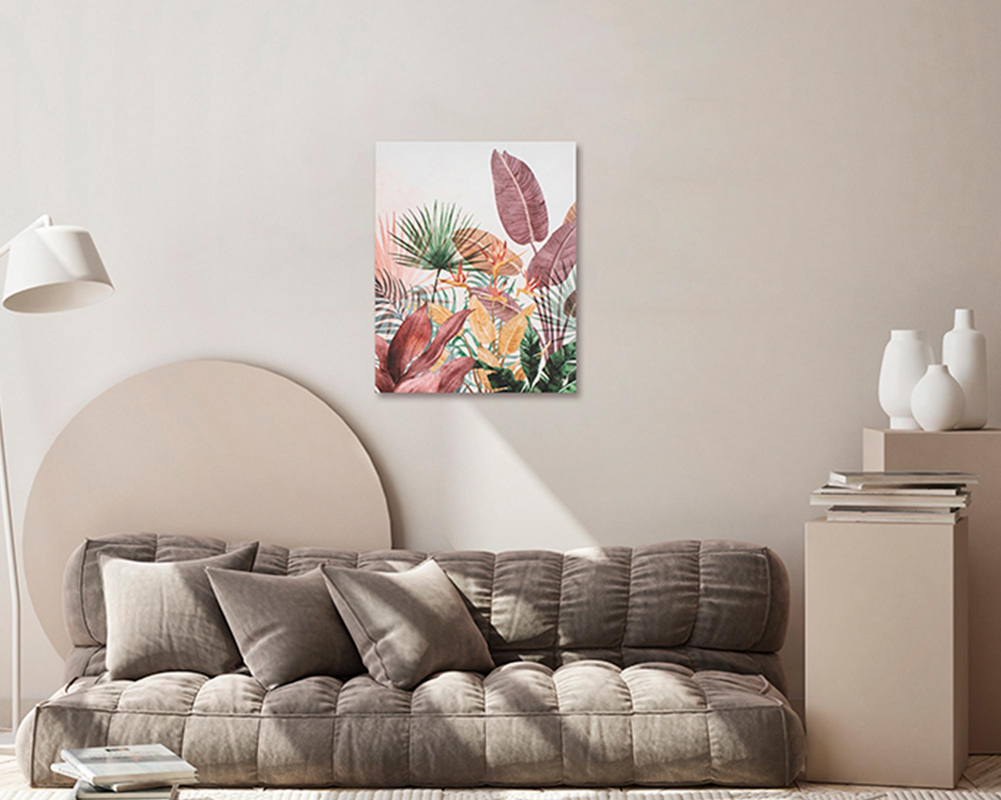 Cuadro Hoja rosa B 90x60 cm-5