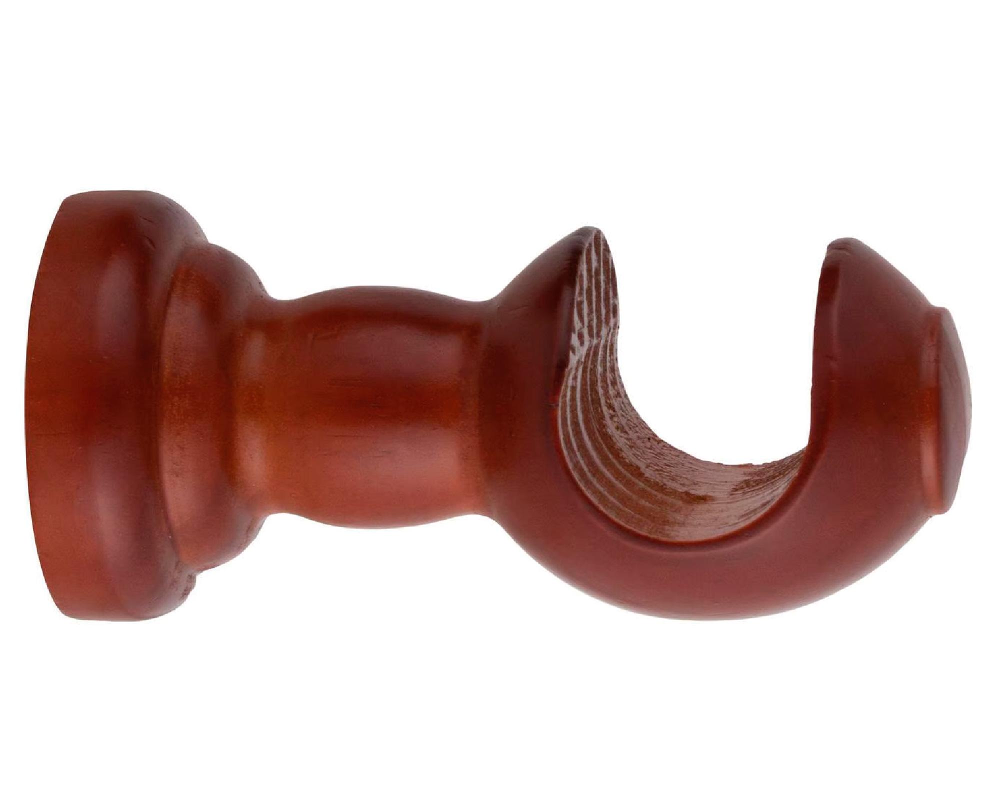 Soporte cortina simple madera 19 mm chocolate-0