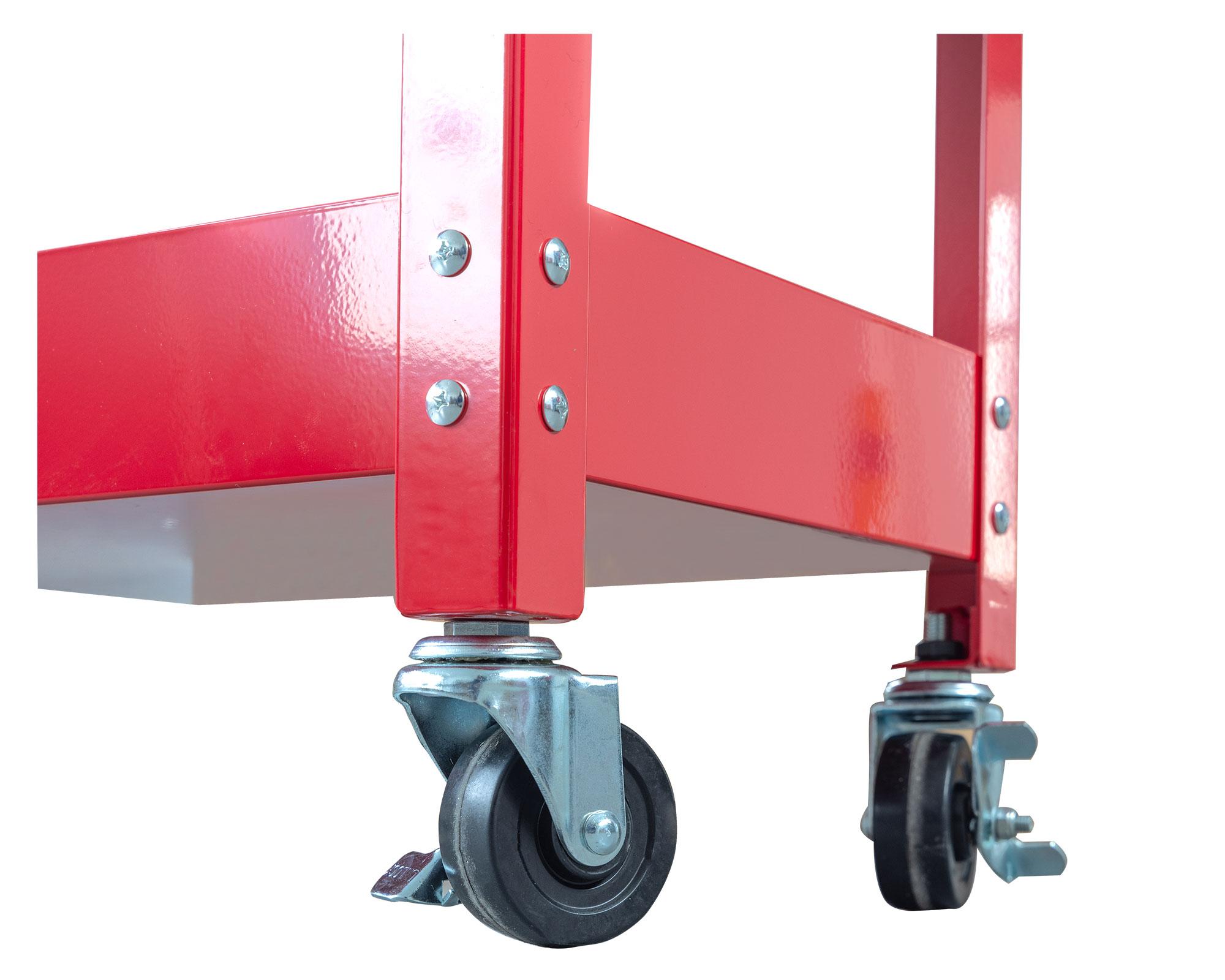 Carro organizador herramientas 30'' rojo-5