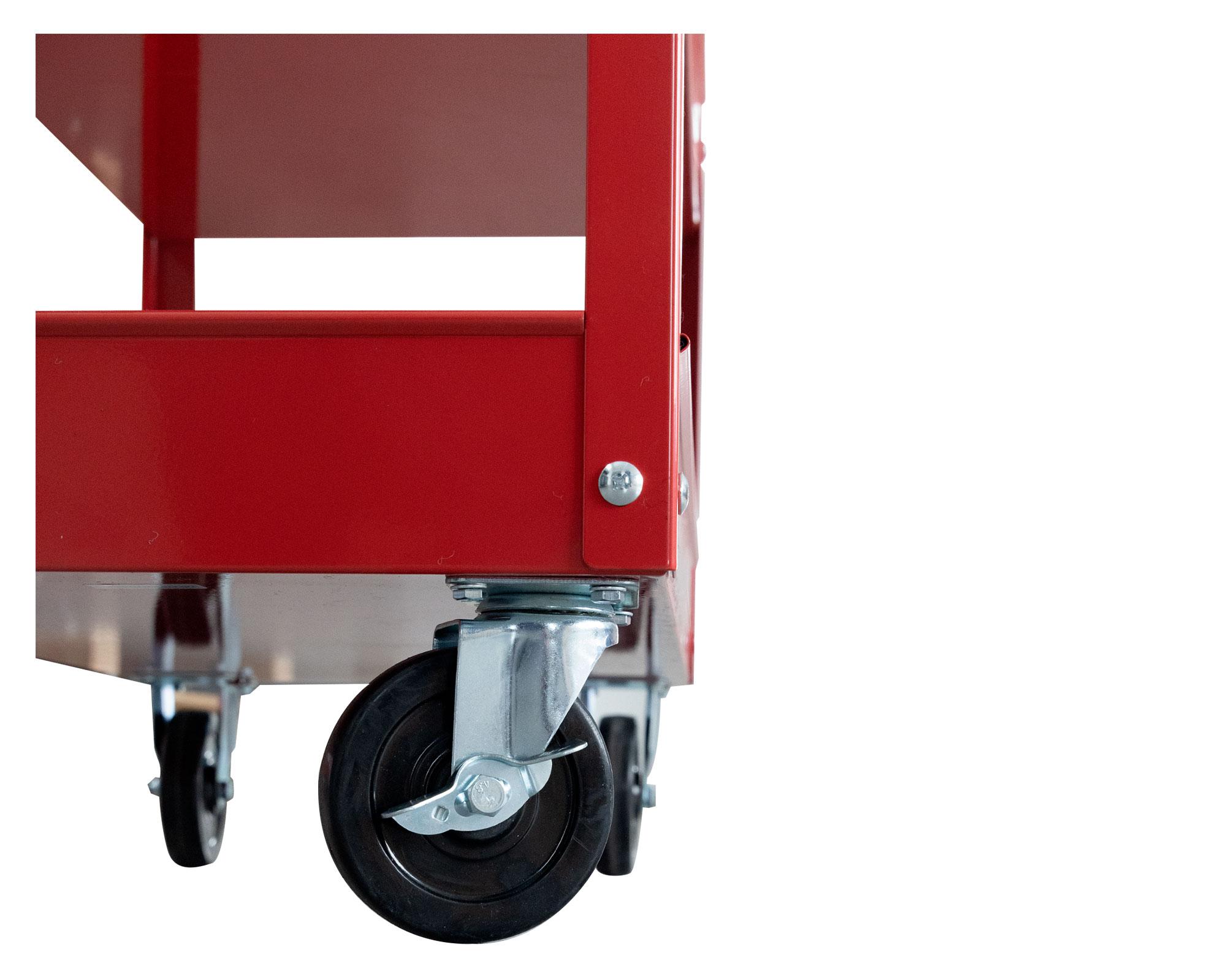 Carro organizador herramientas 30'' rojo-2