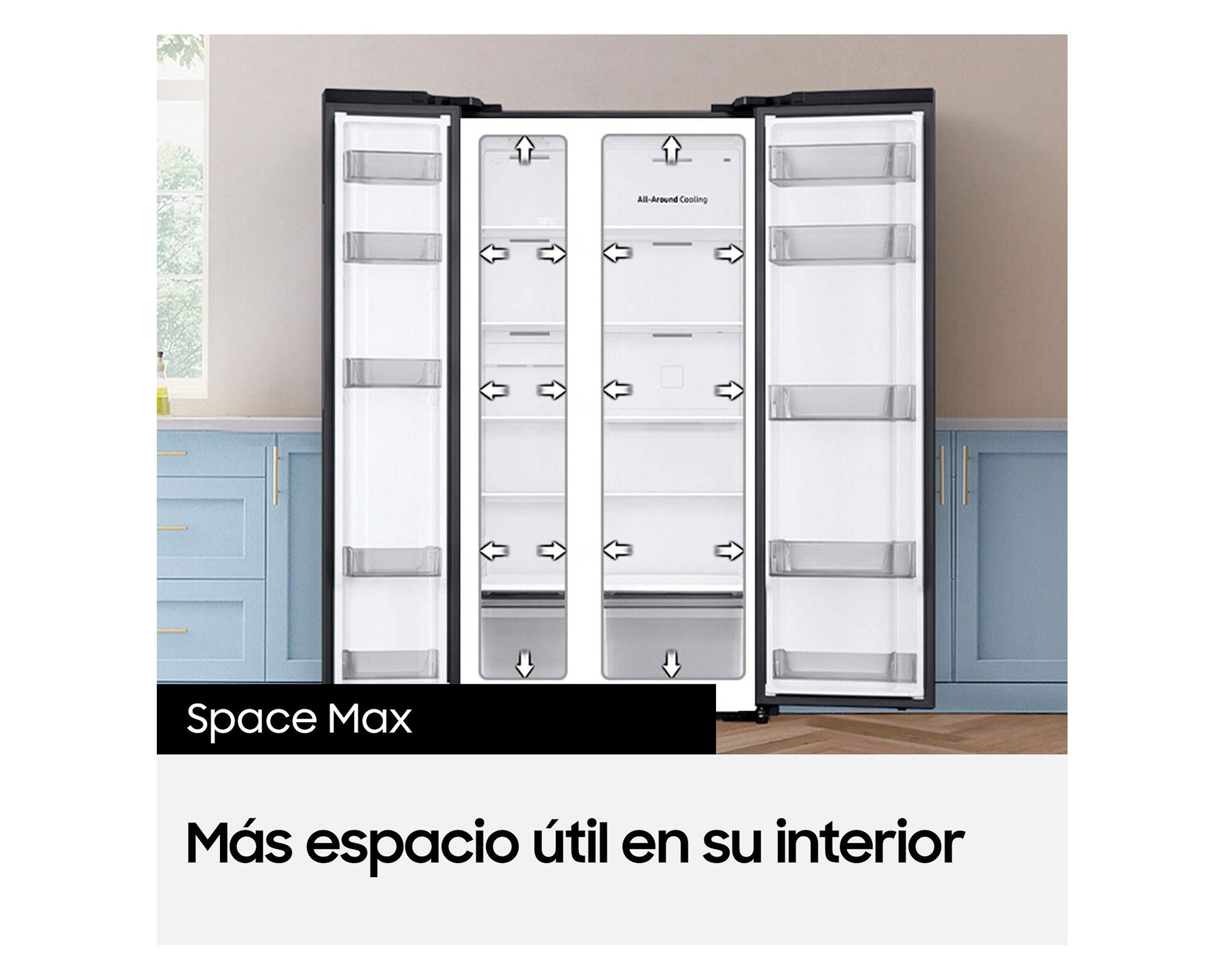 Refrigerador Side by Side RS57DG4000M9ZS 583 lt gris-1